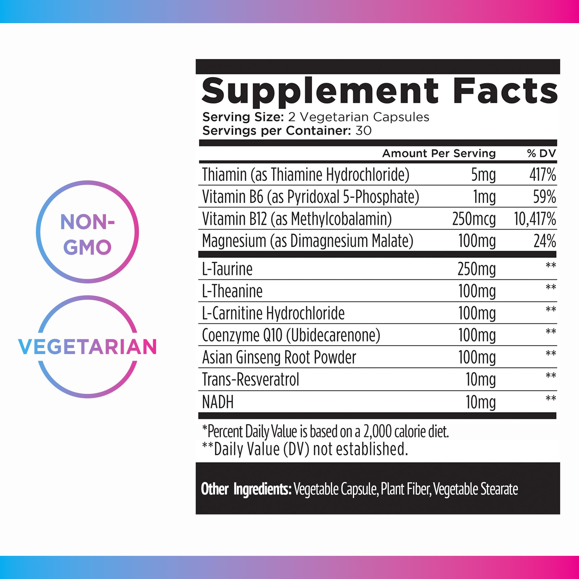 Livingood Daily Energy Support, 11-in-1 Supplement with Magnesium, Vitamin B6, B12, Amino Acids, L Carnitine, CoQ10, Ginseng & L Theanine, Supports Natural Energy for Men & Women, Vegan, 60 Capsules Livingood Daily uk supplements