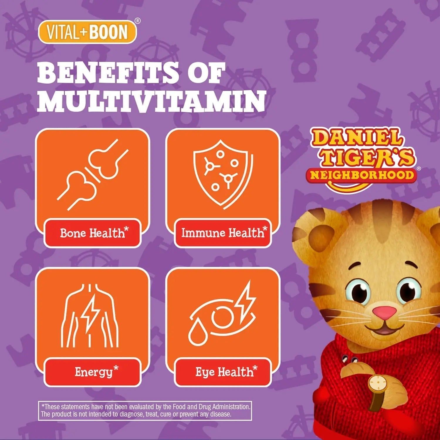 Daniel Tiger - Kids Multivitamin Gummies (60 Gummy Bottle) Toddler 2+ & Kids Vitamins - 12 Essential Vitamins & Minerals to Support Bone Health Avid uk supplements