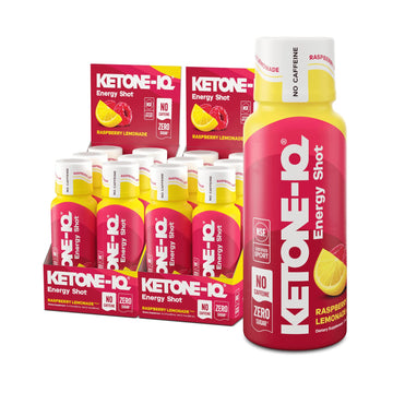 Ketone-IQ No Caffeine Performance Energy Shots – Ketone Fuel for Focus & Endurance, Metabolism Support, 10g Ketones, 12 Pack (Raspberry Lemonade) Ketone-IQ uk supplements