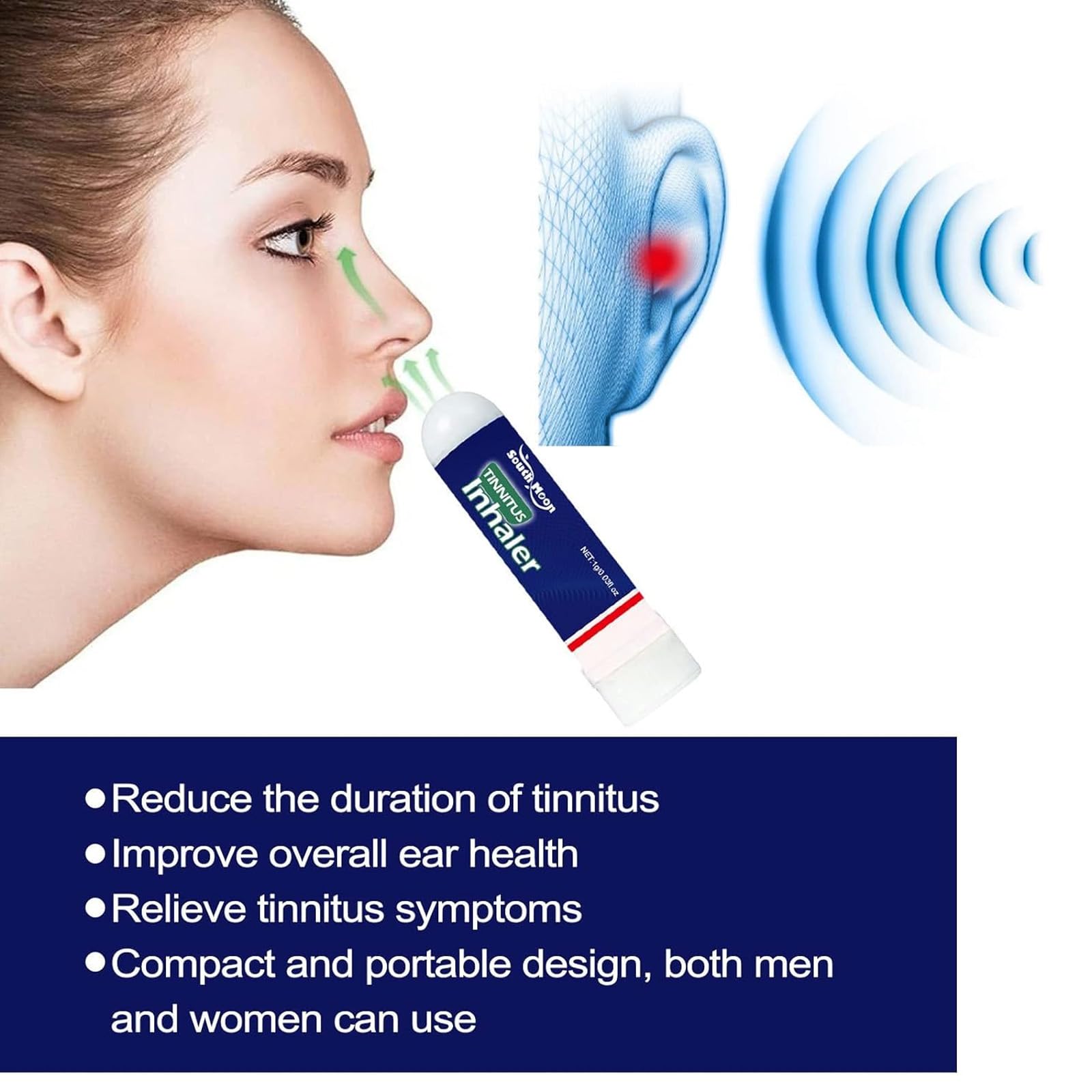 3/5/8PCS Echo Ease Tinnitus Inhaler, Tinnitus Relief for Ringing Ears Device, Auricalm Tinnitus Dailebao uk supplements