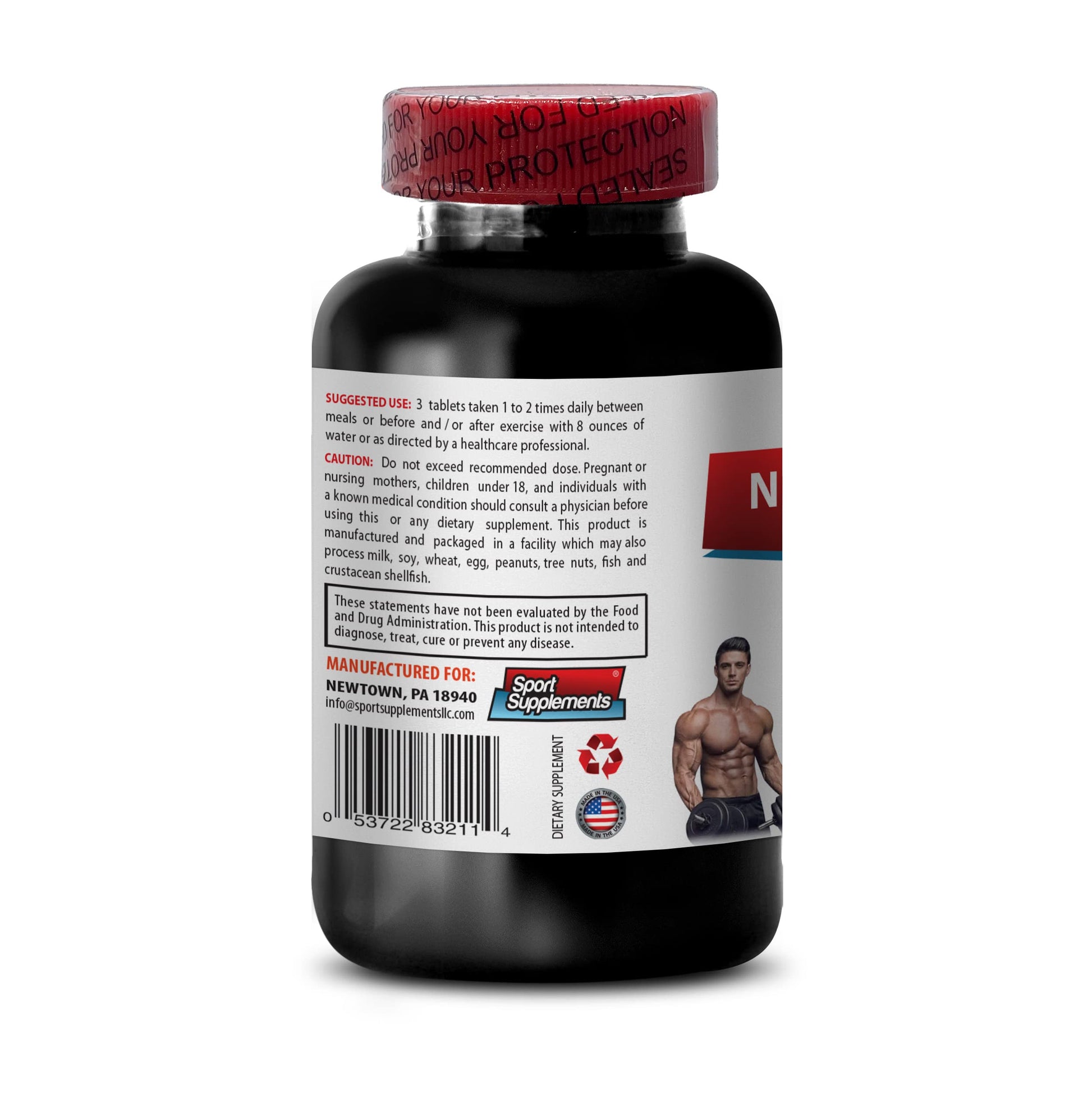 Nitric Oxide boosters with arginine - Nitric Oxide Muscle Power 3150mg - Improves Circulation Sport Supplements uk supplements