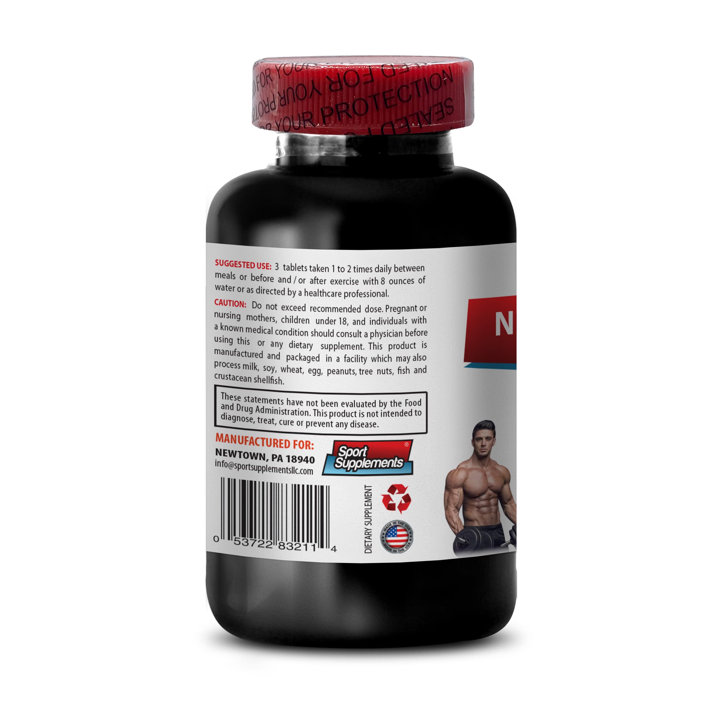 Nitric Oxide boosters with arginine - Nitric Oxide Muscle Power 3150mg - Improves Circulation Sport Supplements uk supplements