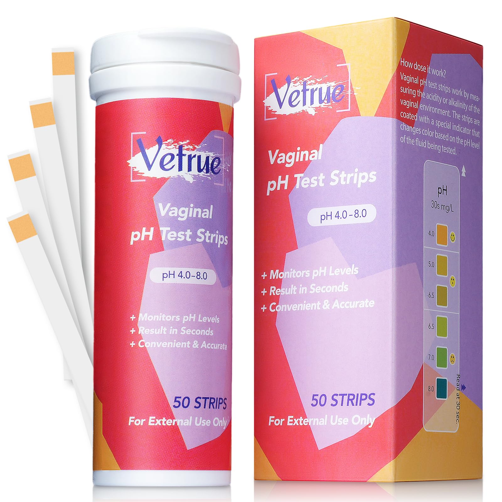 Vaginal pH Test Strips for Women, Convenient Testing Solution for Assessing and Maintaining vetrue uk supplements