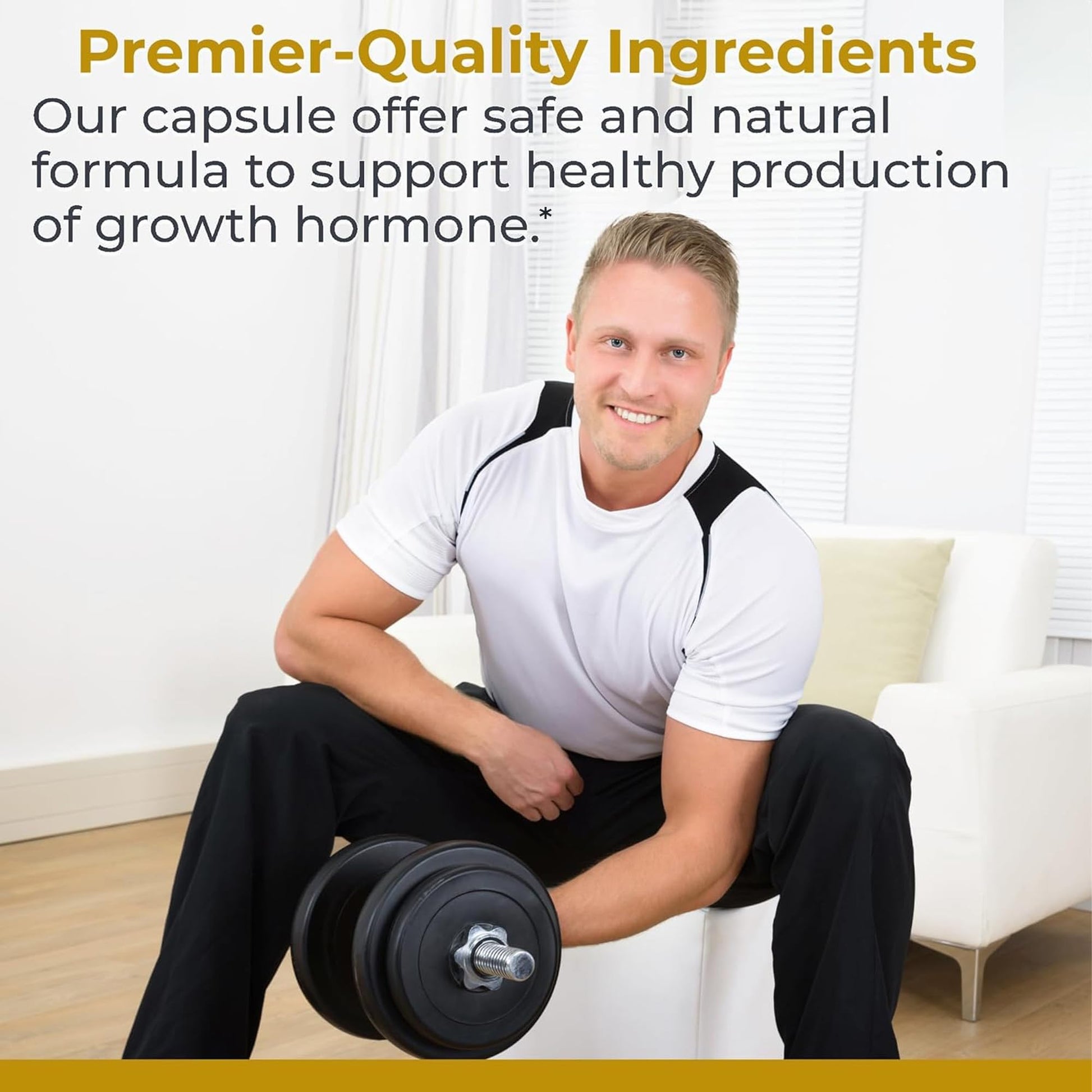 Premier Research Labs Amino HGH - HGH Supplements for Men, HGH Supplements for Women, Amino Acids, L-Arginine, L-Lysine, HGH Enhancer, Support Human Growth Hormone and Muscle Growth - 105 Capsules Premier Research Labs uk supplements