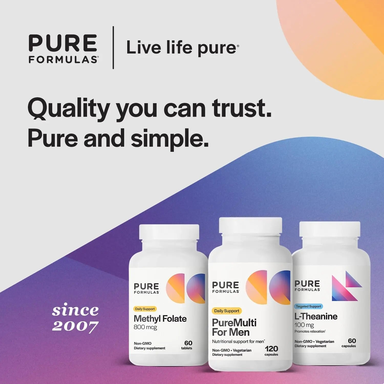 PureFormulas PureMulti for Men - Daily Comprehensive Multivitamin for Men's Health, Vitality, Energy, Focus, & Performance. Mens Vitamins A, C, D, E, & B12 PureFormulas uk supplements