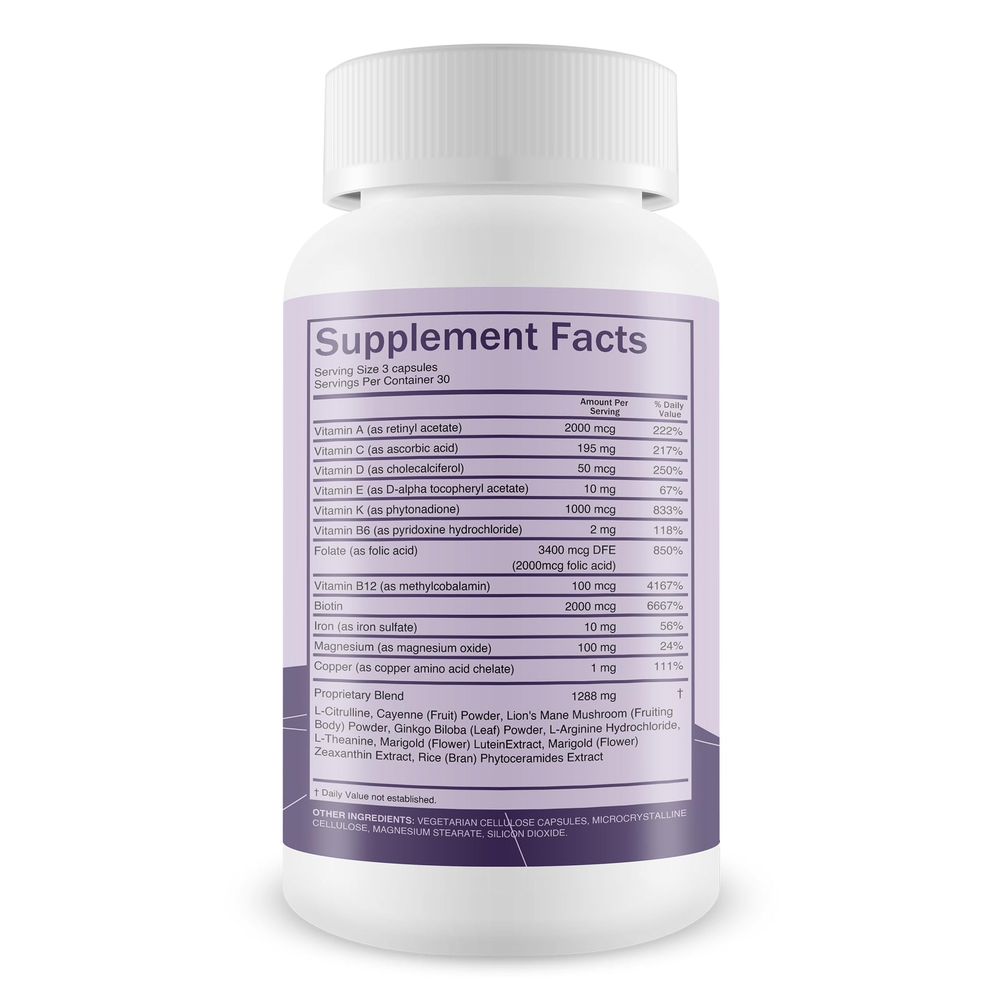 Nervocept Pro - Our Best Nerve Support Capsules - Lions Mane, Magnesium, Vitamin B For Nerve Repair - Vitamin D for Nerves - Lions Mane Memory & Nerve Support - Vitamin B12 Nerve Support True You Health uk supplements