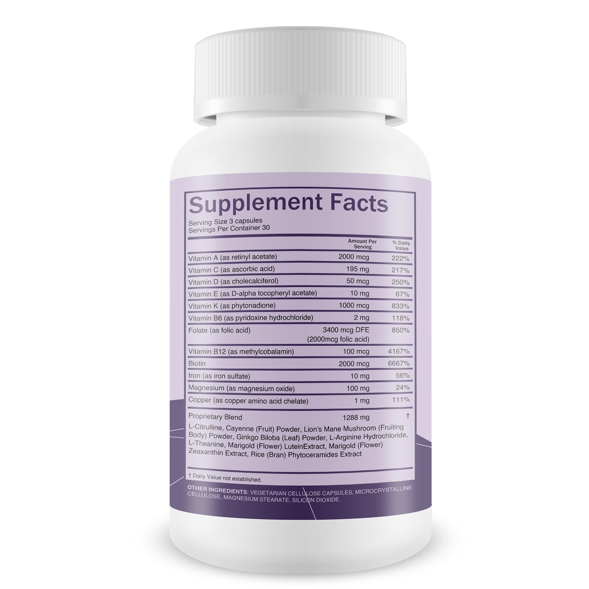Nervocept Pro - Our Best Nerve Support Capsules - Lions Mane, Magnesium, Vitamin B For Nerve Repair - Vitamin D for Nerves - Lions Mane Memory & Nerve Support - Vitamin B12 Nerve Support True You Health uk supplements