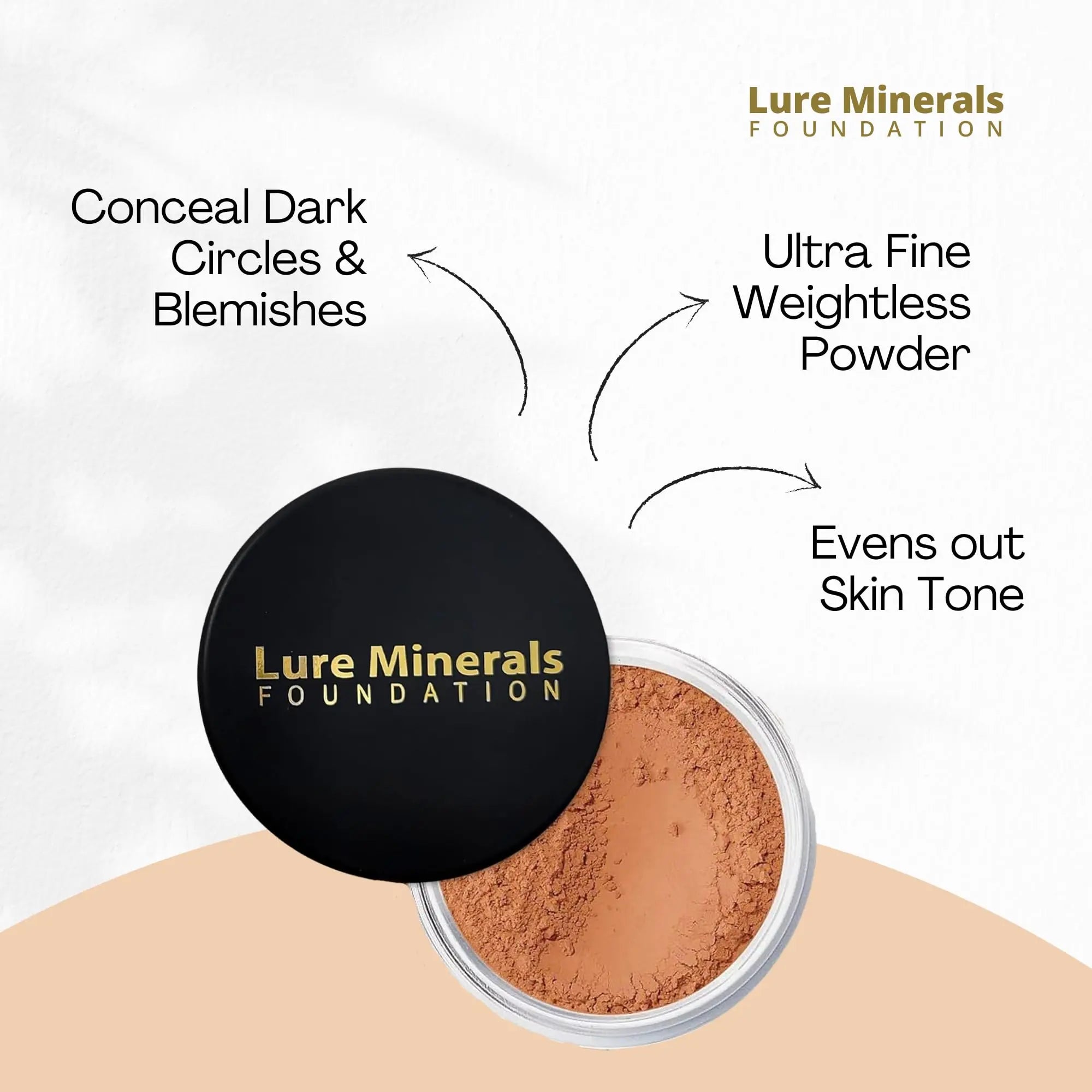 Lure Minerals Bronze warmth All over Face Bronzer (Compare to Bare Minerals) (Warmth) Large 1.oz Jar Pure Minerals uk supplements
