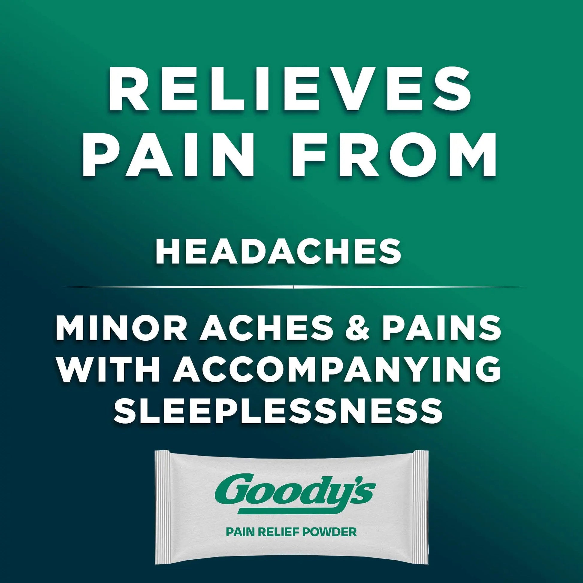 Goody's Nighttime Powder, Pain Reliever & Sleep Aid with Acetaminophen & Diphenhydramine Citrate, Caffeine Free, 16 Count Goody's uk supplements