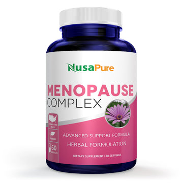 NusaPure Menopause Complex : Black Cohosh and Herbal Ingredients - 60 Capsules NusaPure uk supplements
