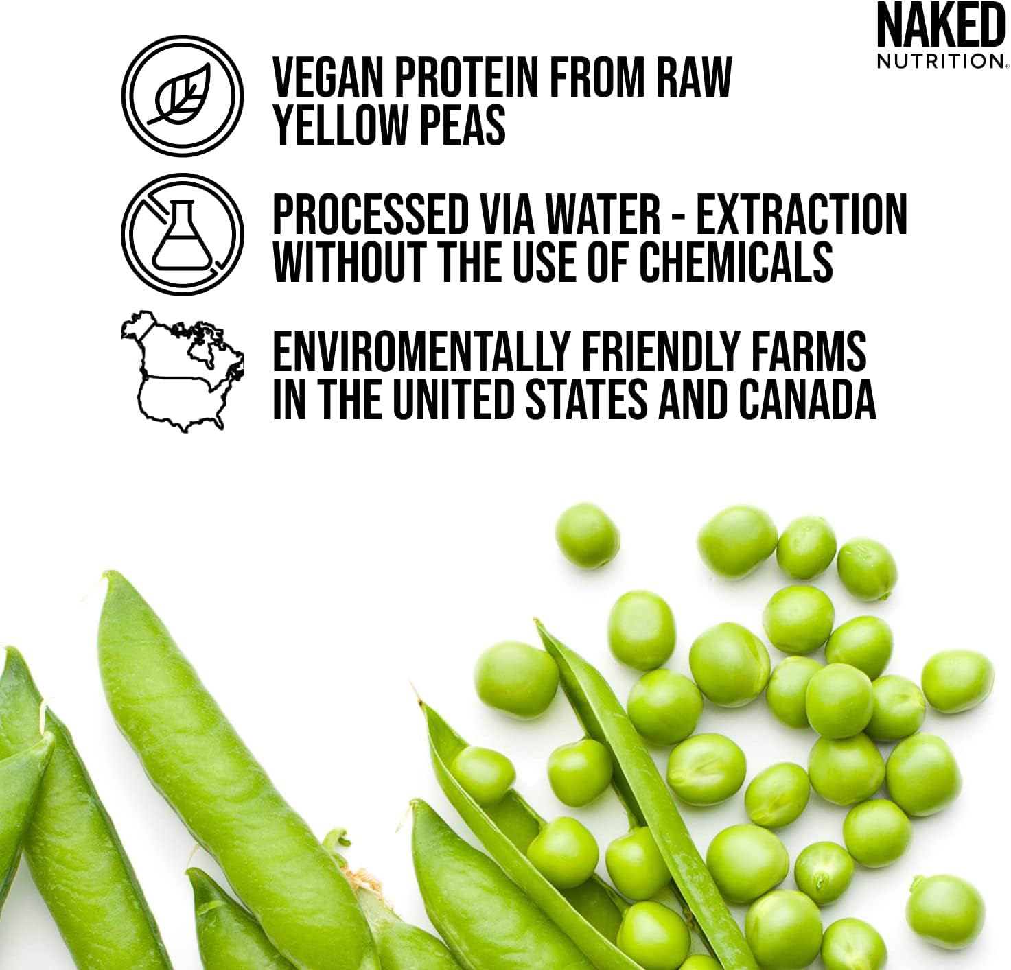 NAKED nutrition Naked Shake - Vegan Protein Powder, Strawberry Banana - Flavored Plant NAKED uk supplements