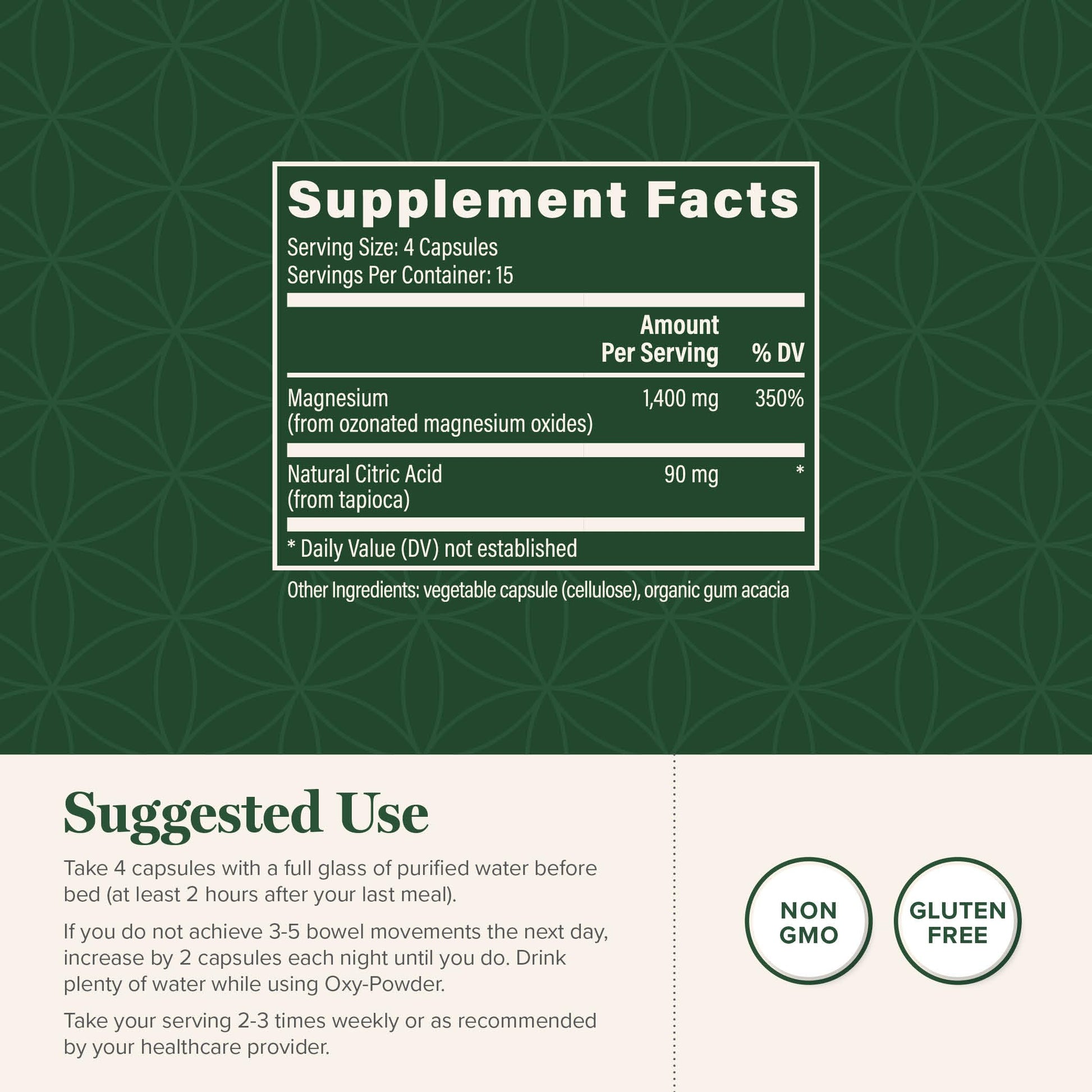 Global Healing Oxy-Powder Colon Cleanse, Constipation Relief for Women & Men, Magnesium Oxide Colon Cleanser & Detox for Weight Loss, Gut Cleanse Detox for Women and Men Global Healing Center uk supplements