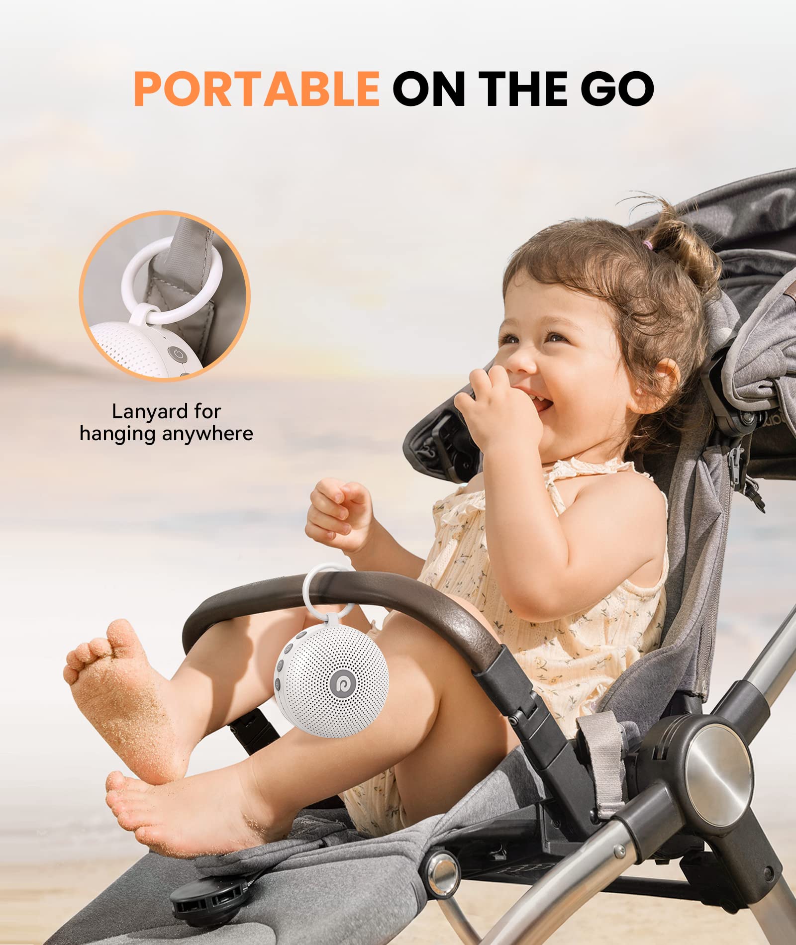 Dreamegg White Noise Machine - Portable Sound Machine for Baby Adult, Features Powerful Battery Dreamegg uk supplements