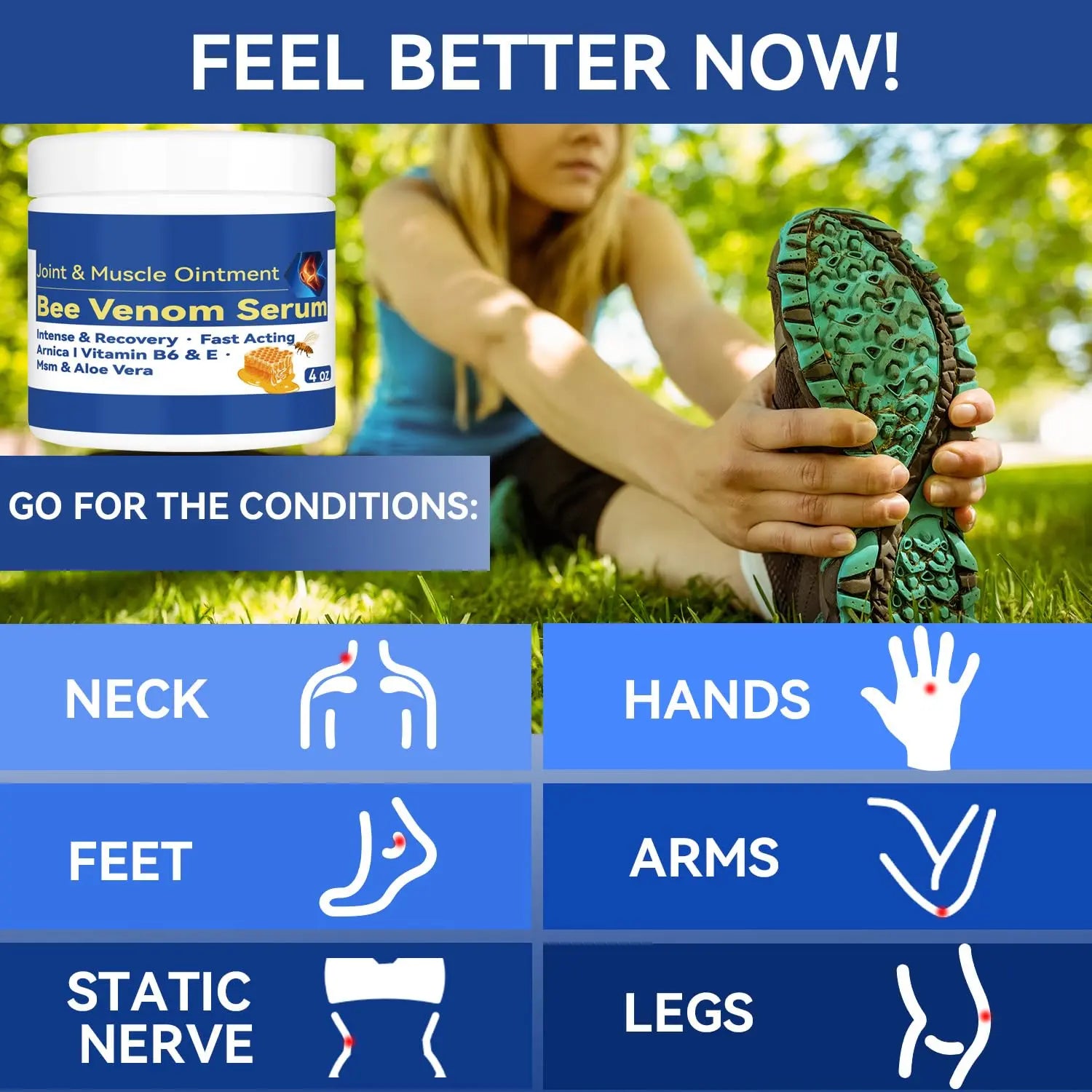 Cedonivor Bee Venom Joint and Bone Cream, Bee Venom Joint Relief Cream Joint Care for Knee, Neck, Back, Hands, Feet Moisturizer Cedonivor uk supplements