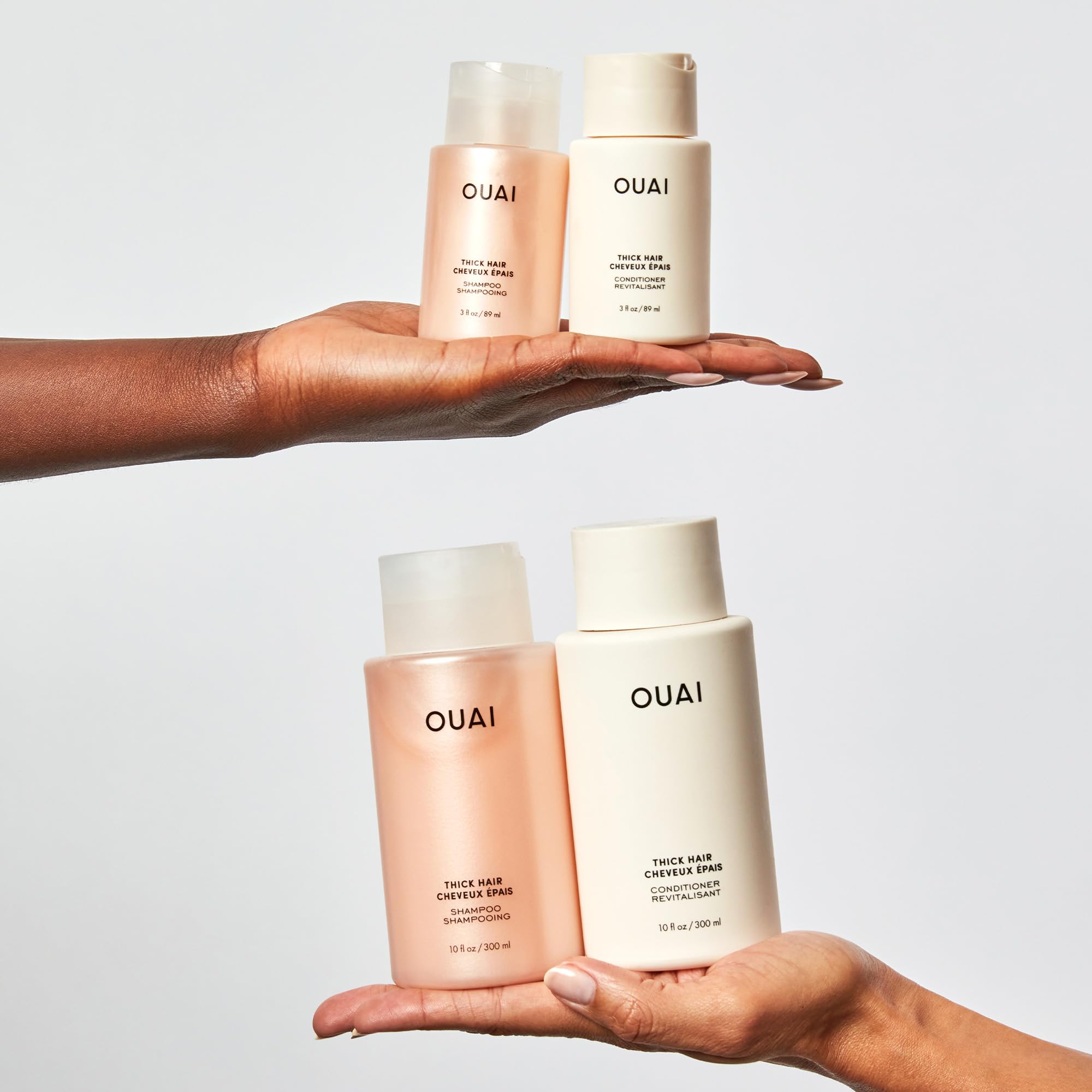 OUAI Thick Shampoo Travel Size - Moisturizing Shampoo with Keratin, Marshmallow Root, Shea Butter, Avocado Oil for Thick Hair - Strengthens & Hydrates - Paraben & Sulfate Free (3 Fl Oz) OUAI uk supplements