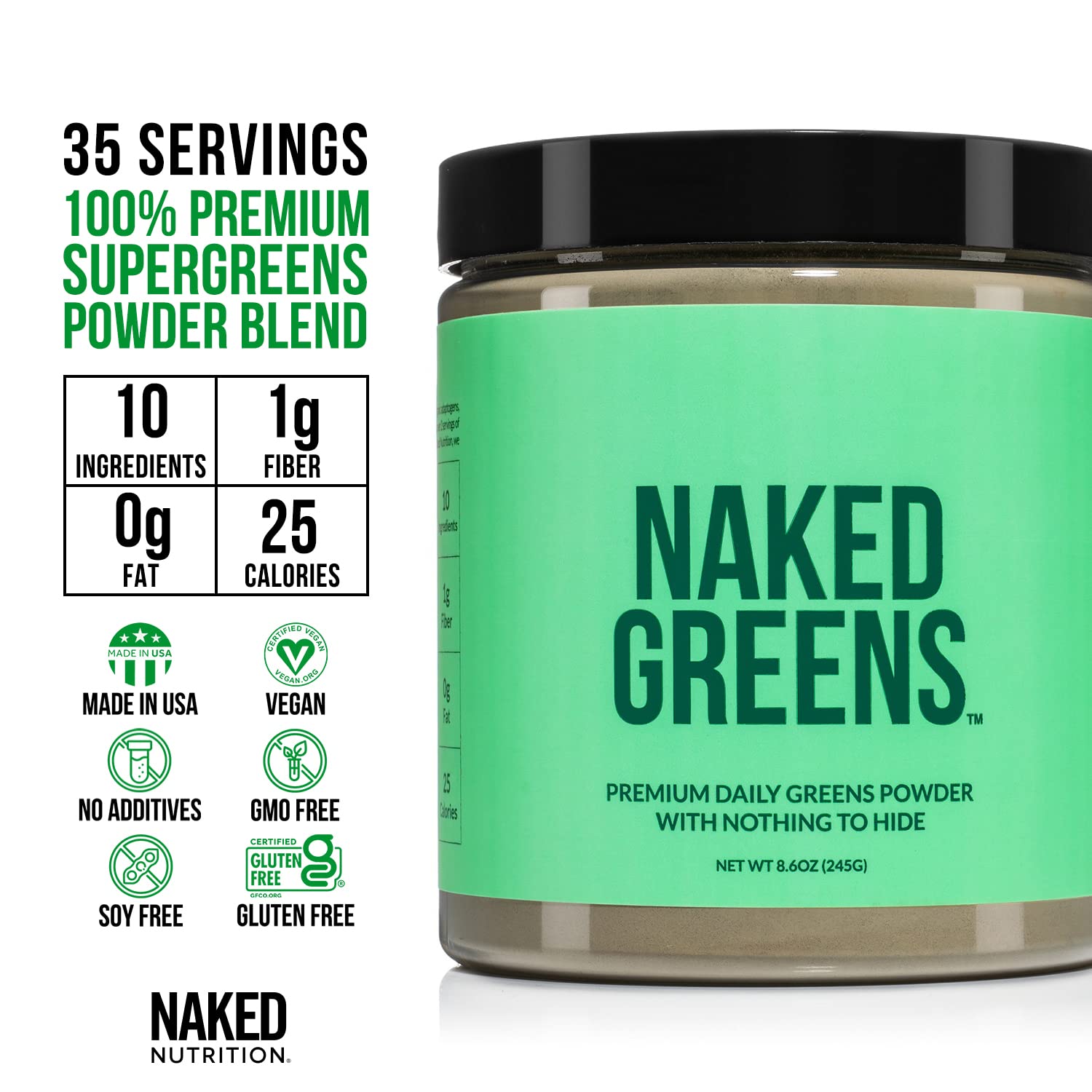 NAKED nutrition Vegan Energizing Bundle: Naked Citrus Energy Super Greens Powder NAKED nutrition uk supplements