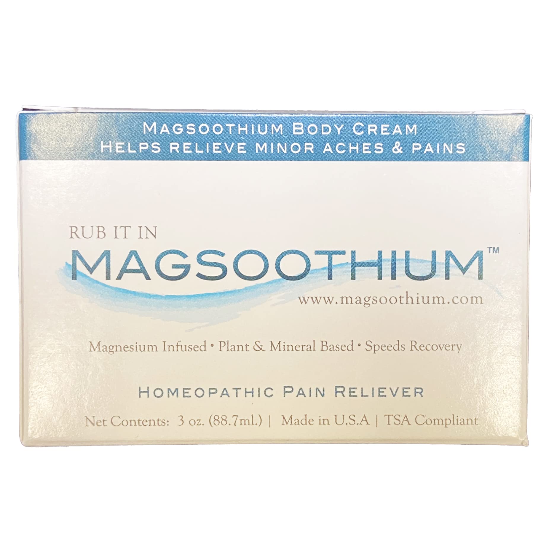 Magsoothium Original Recovery Balm- Magnesium Sulfate/Arnica Recovery Balm hephboard uk supplements