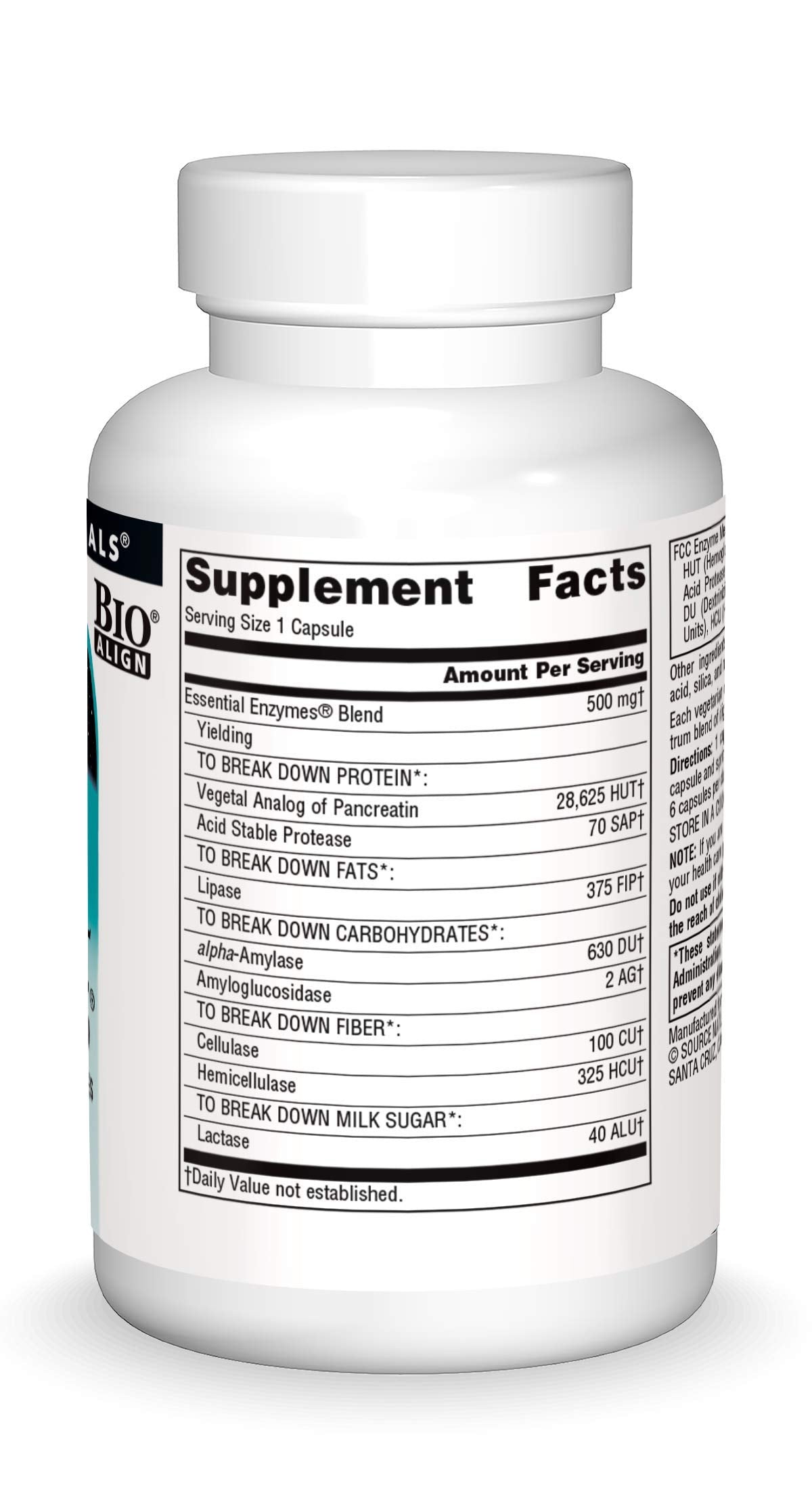 Source Naturals Essential Enzymes 500mg Bio-Aligned Multiple Enzyme Source Naturals uk supplements