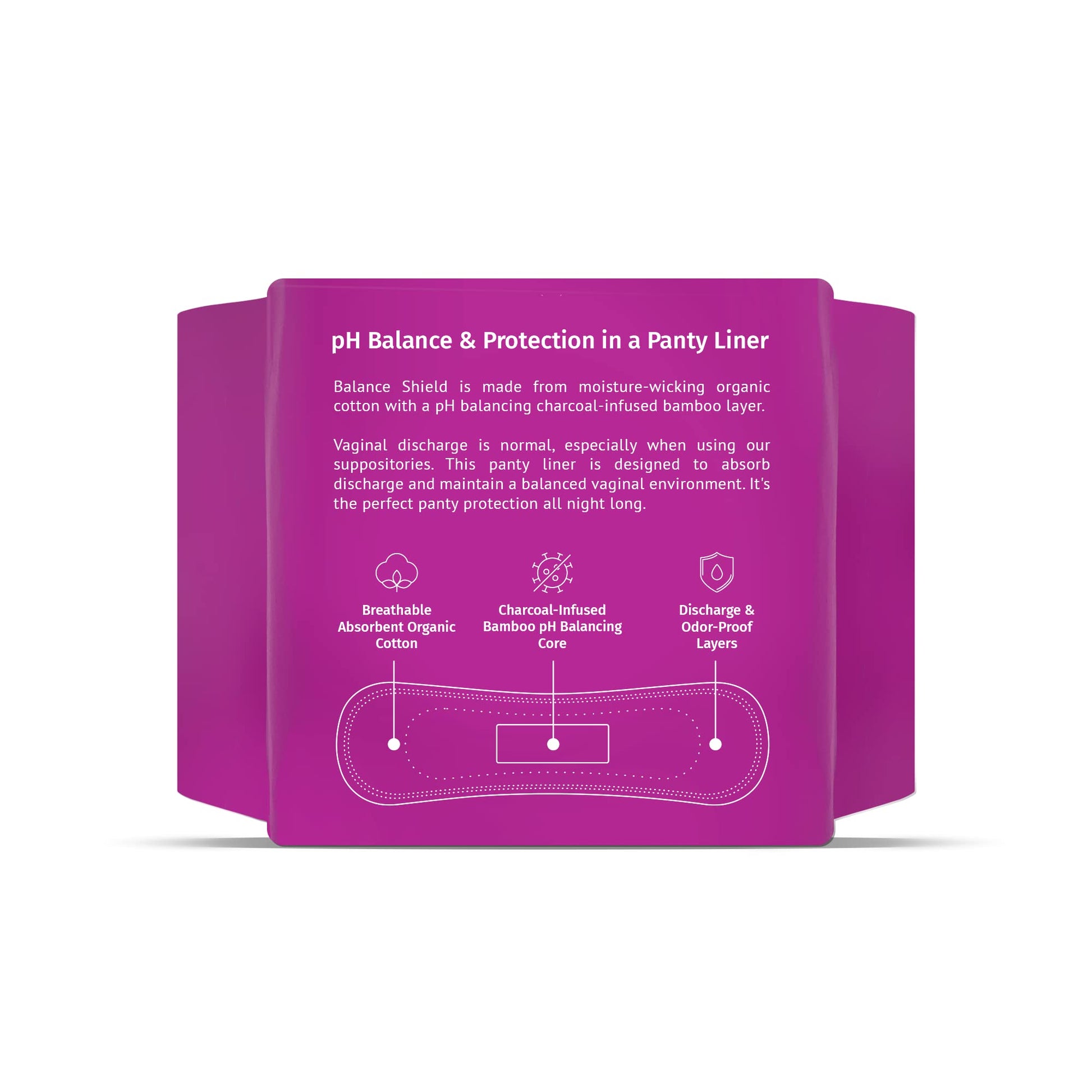 NutraBlast Balance Shield Panty Liners - Discharge & Odor-Proof Layers (180mm, 40-Pack) NutraBlast uk supplements