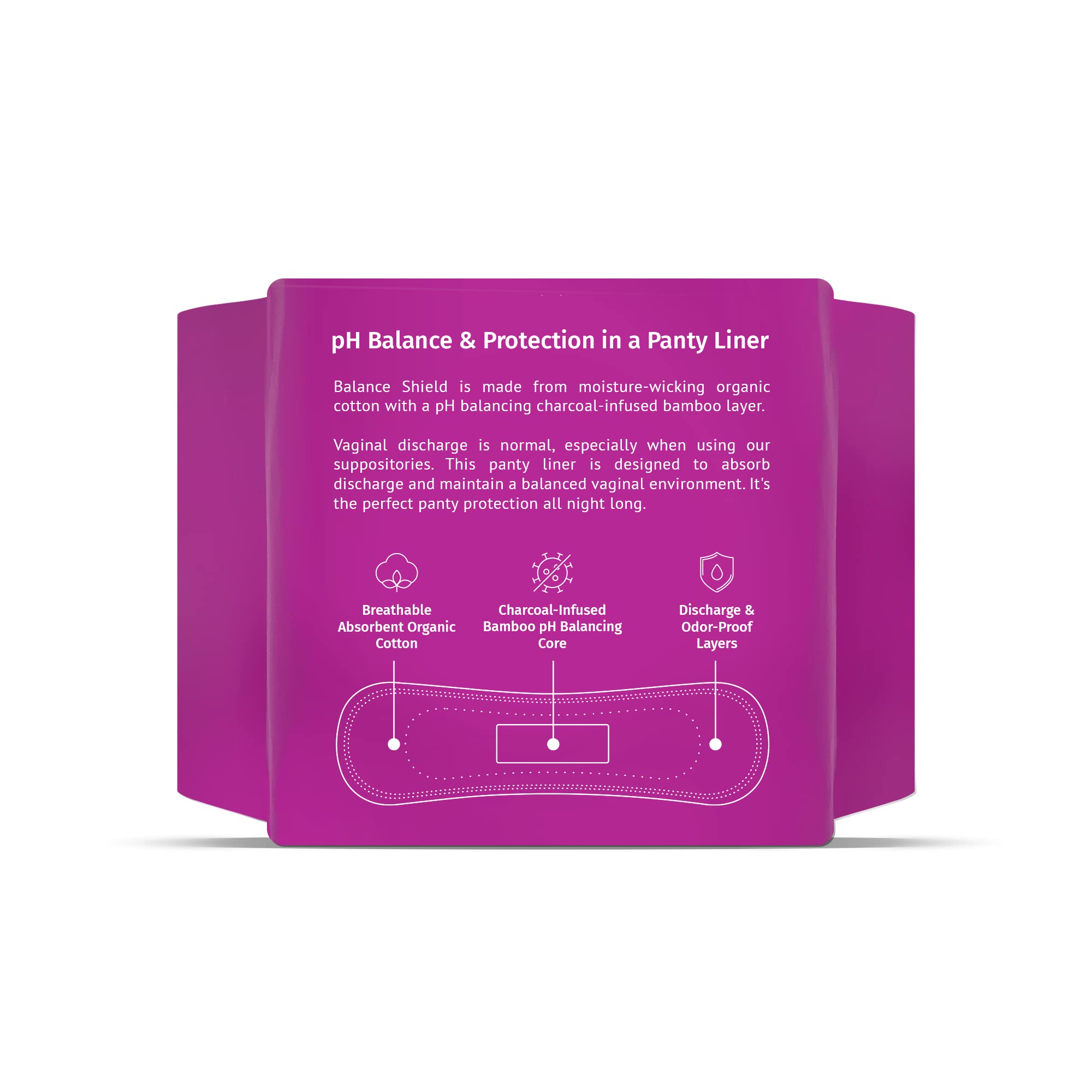 NutraBlast Balance Shield Panty Liners - Discharge & Odor-Proof Layers (180mm, 40-Pack) NutraBlast uk supplements