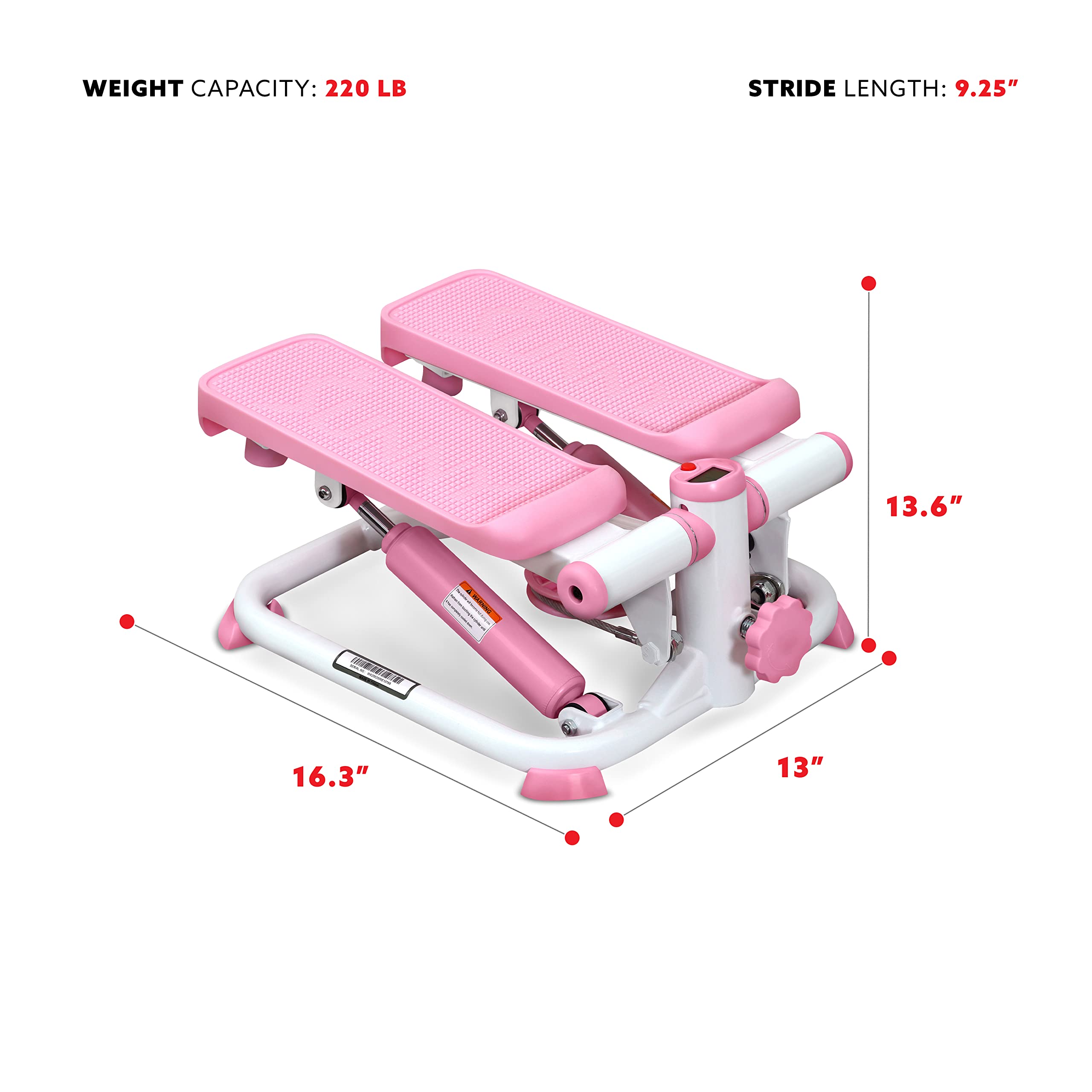 Sunny Health & Fitness Mini Stepper for Exercise Low-Impact Stair Step Cardio Equipment Sunny Health & Fitness uk supplements