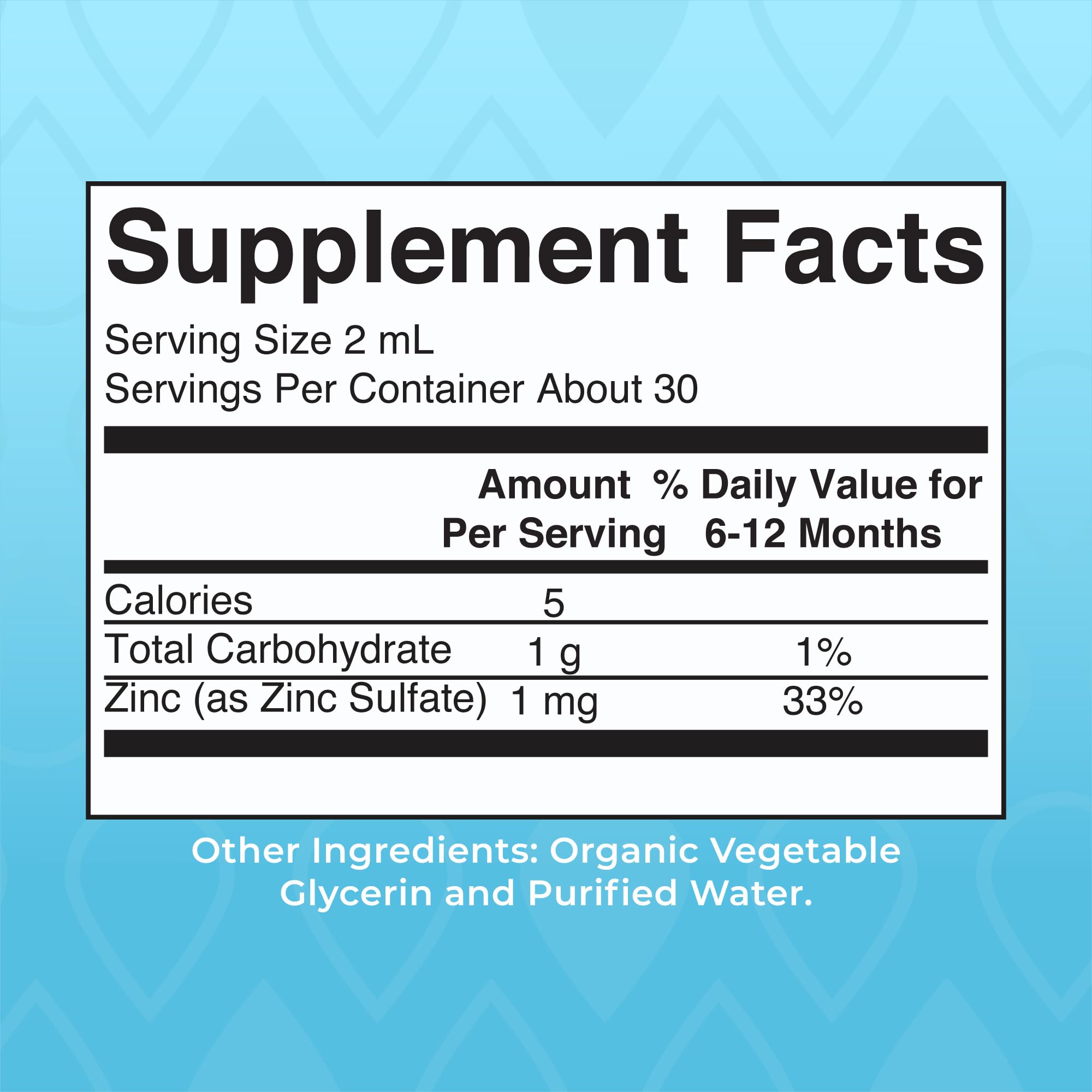 MaryRuth Organics Organic Infant Ionic Zinc Liquid Drops | Zinc Sulfate for Immune Support | Organic Glycerin | Antioxidant | Vegan | Formulated for Babies Ages 6-12 Months | 1 Month Supply | 2 Fl Oz MARYRUTH'S uk supplements