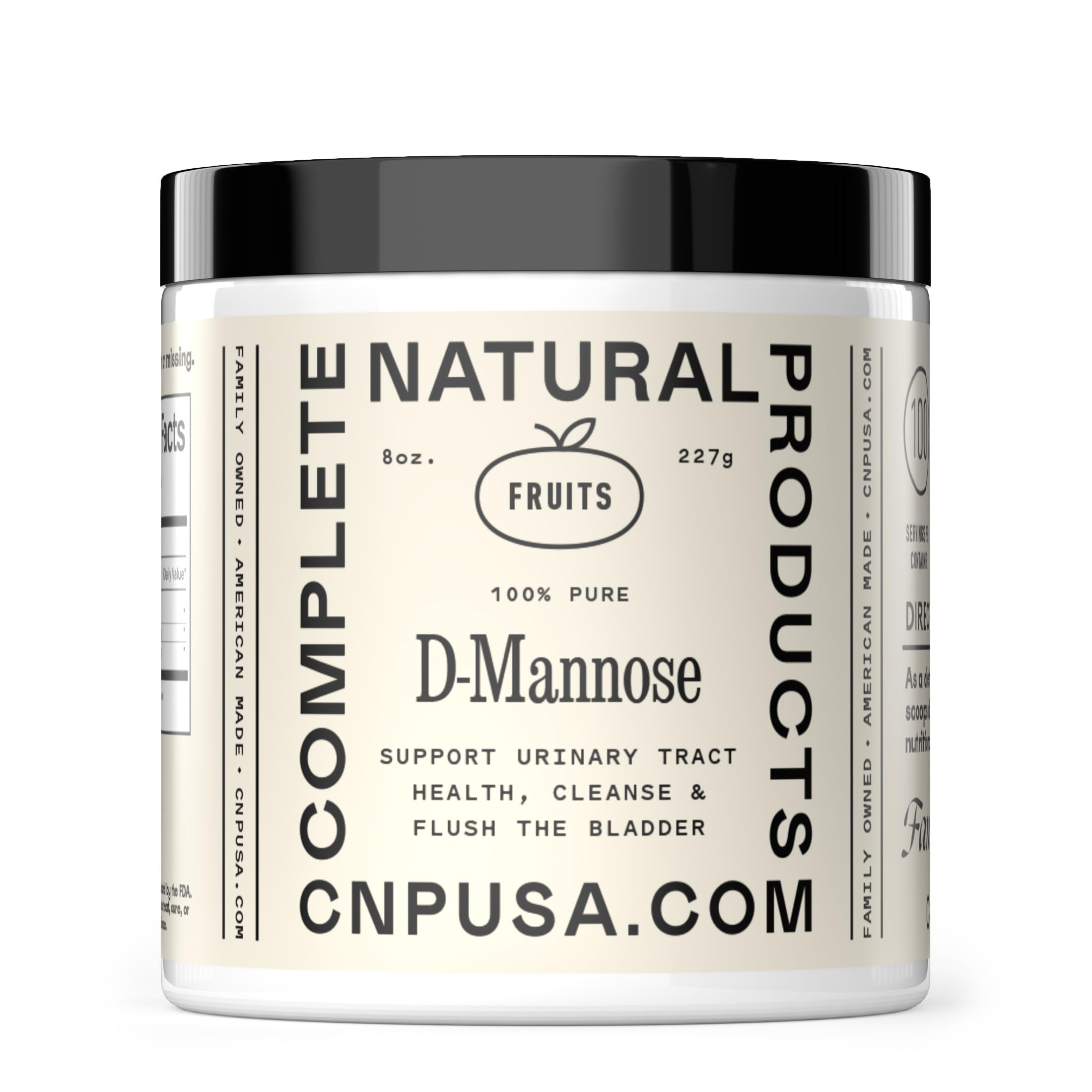 D Mannose Powder Supplement 8oz - Powder D Mannose for Urinary Tract & Bladder Health Support, Bulk Easy Mix Formula, 115 Servings, No Fillers, Non GMO & Gluten Free Support, Kosher Certified Made USA Complete Natural Products uk supplements