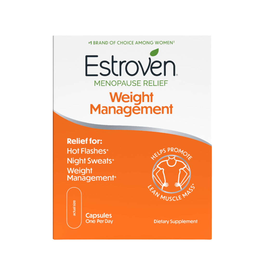 Estroven Weight Management for Menopause Relief - 30 Ct. - Clinically Proven Ingredients Help Manage Weight, Provide Night Sweats & Hot Flash Relief* Drug-Free & Gluten-Free Caplets Estroven uk supplements