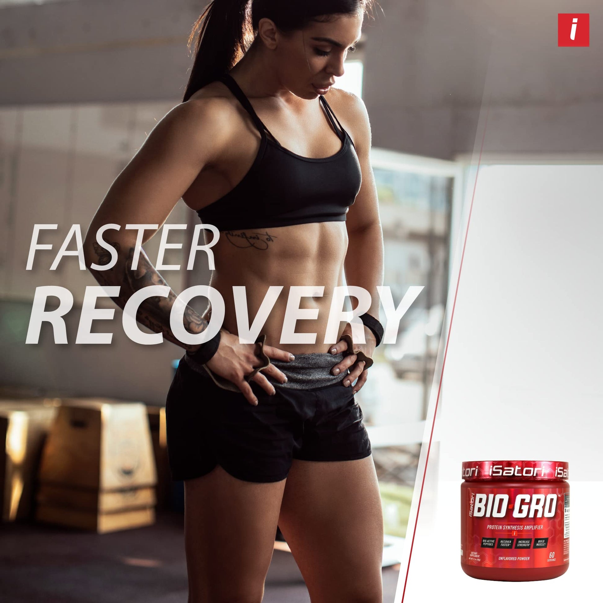 iSatori Bio-GRO Protein Synthesis Amplifier - Unflavored (60 Servings) & iSatori Ultra CLA iSatori uk supplements