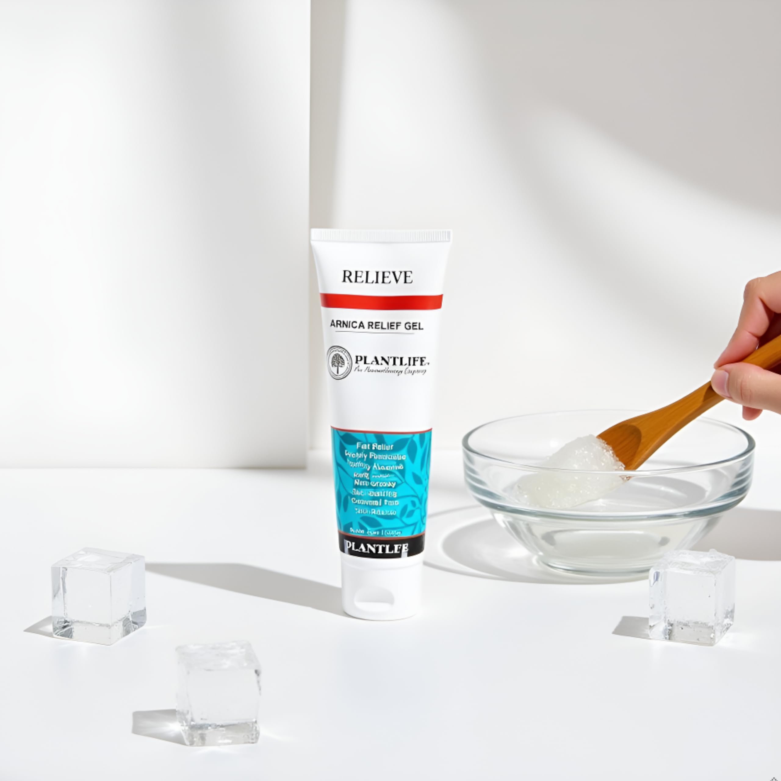 Plantlife Arnica Relieve Gel - Made with Arnica and 100% Pure Essential Oils - Relieve Products are a Homeopathic Solution for Everyday Use - Works Quickly and Effectively - Made in California Plantlife uk supplements