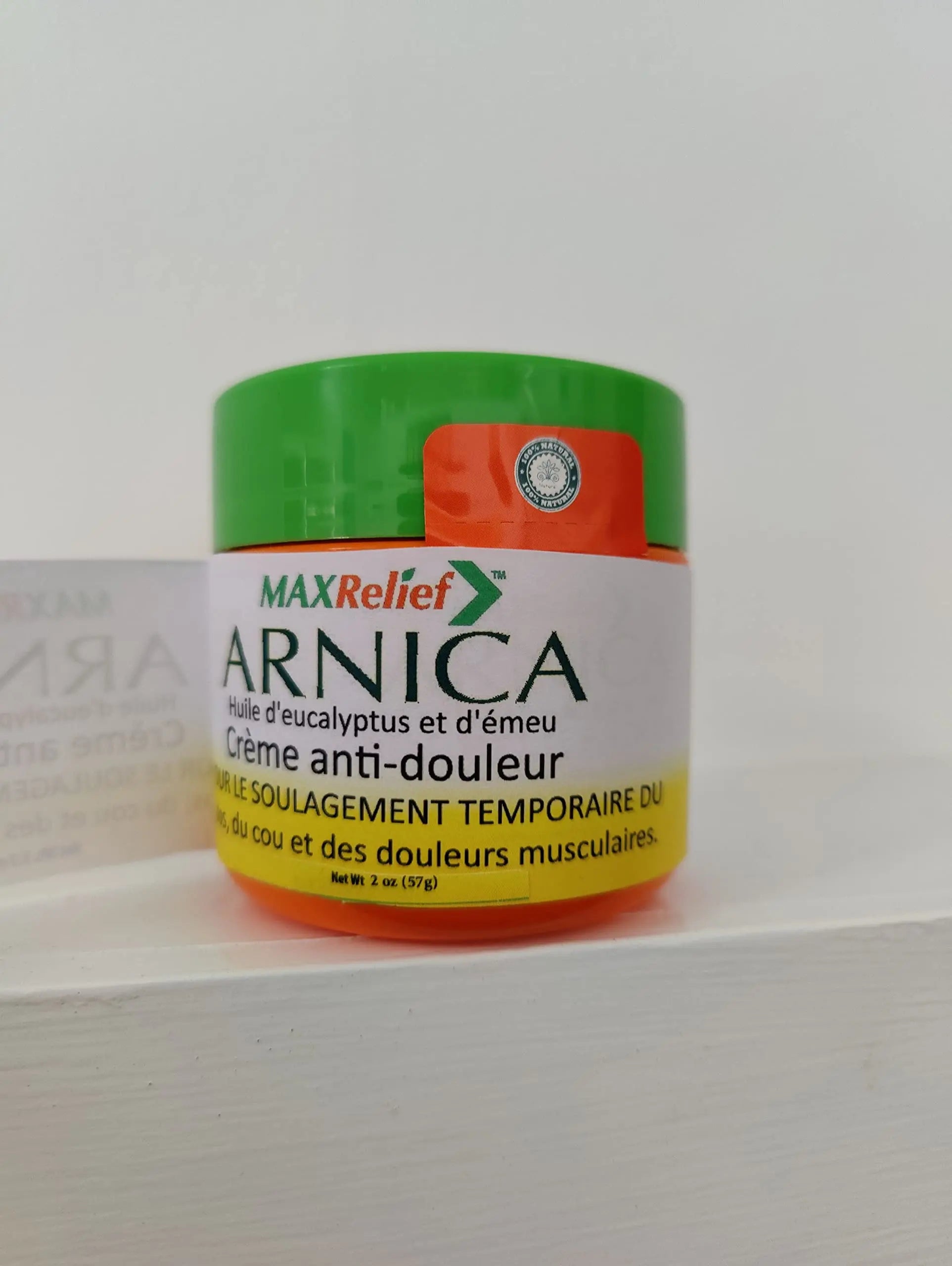MaxRelief Arnica Montana Pain Cream - Advanced Formula for Deep Relief - Soothe Knee, Joint & Muscle Pain - Reduce Swelling, Joint Inflammation Fibromyalgia & Plantar Fasciitis Relief - Emu Oil 2oz MaxRelief uk supplements