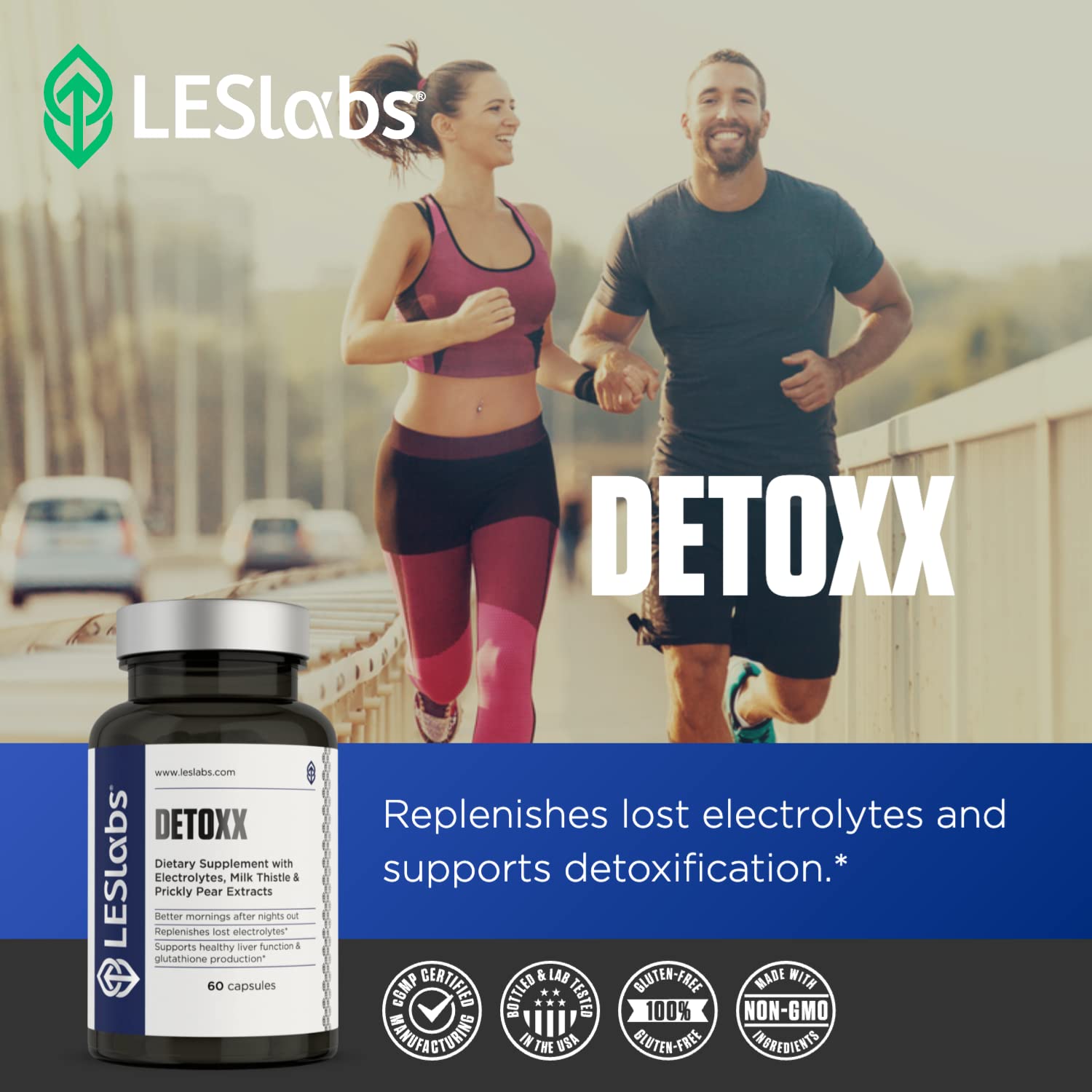 LES Labs DeToxx – Better Mornings & Recovery, Liver Support, Electrolyte Replenishment LES Labs uk supplements