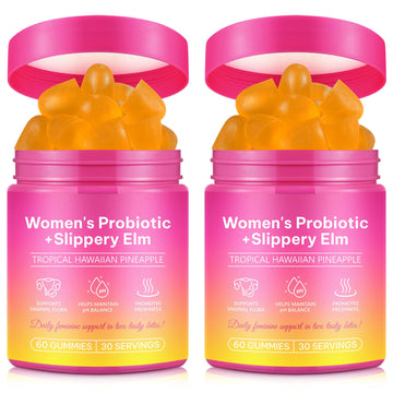 Beyxdu Probiotics for Women Gummies with Slippery Elm Feminine Balance Gummies for Women Vaginal Probiotics with Prebiotics & Lactobacillus Probiotic Blend Vaginal Odor & Vaginal Flora 120Gummy Beyxdu uk supplements
