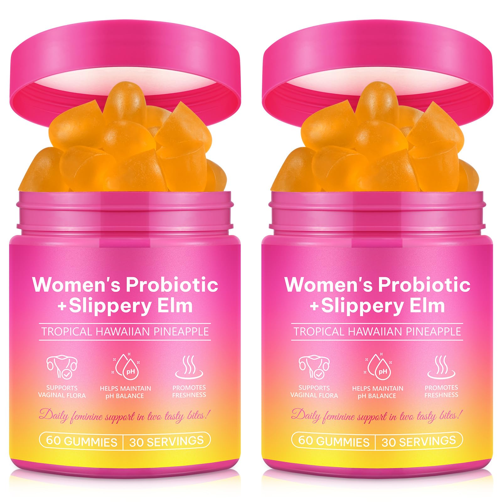 Onznoz Feminine Balance Gummies for Women, Vaginal Probiotics with Prebiotics & Lactobacillus Probiotic Blend, Supports pH Balance & Immune Health, Womens Probiotic Slippery Elm Onznoz uk supplements