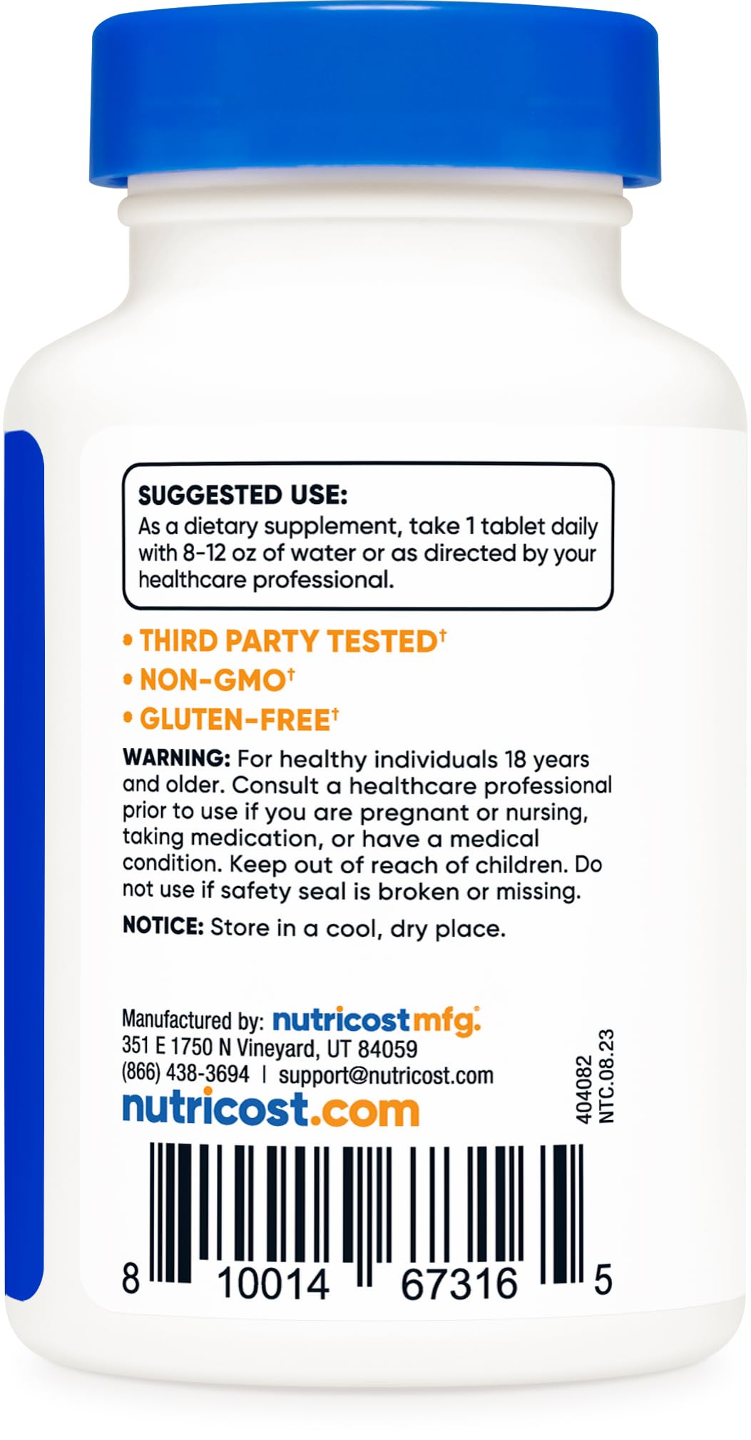 Nutricost Chromium 1000mcg, 240 Tablets - Gluten Free, Non-GMO Nutricost uk supplements