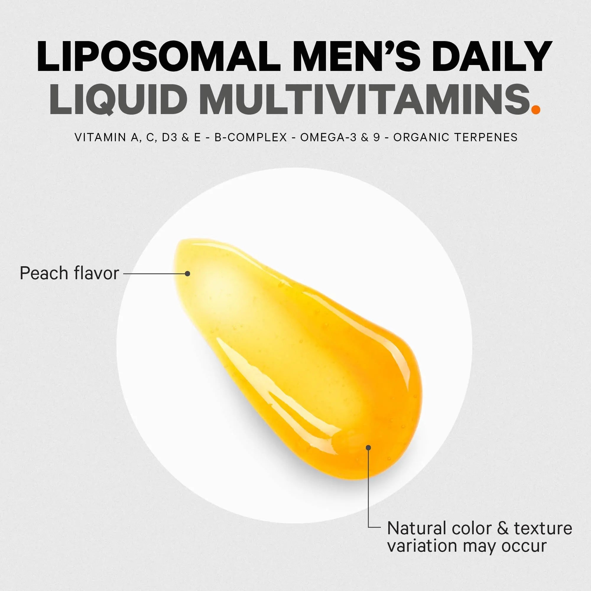 Codeage Daily Men Liquid Vitamins Supplement - Liposomal Multivitamin A, B, C, D, E, Biotin, Omega-3 & Omega-9 Codeage uk supplements