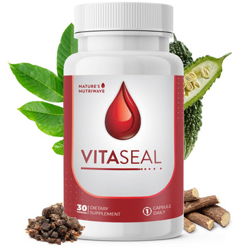 Nature’s NutriWave Vitaseal – Daily Support with Botanicals, Vitamins C E & Minerals – Natural Formula, Non-Habit Forming, Made in USA, Vegan-Friendly – 30 Capsules, 1 Month Supply Nature’s NutriWave uk supplements