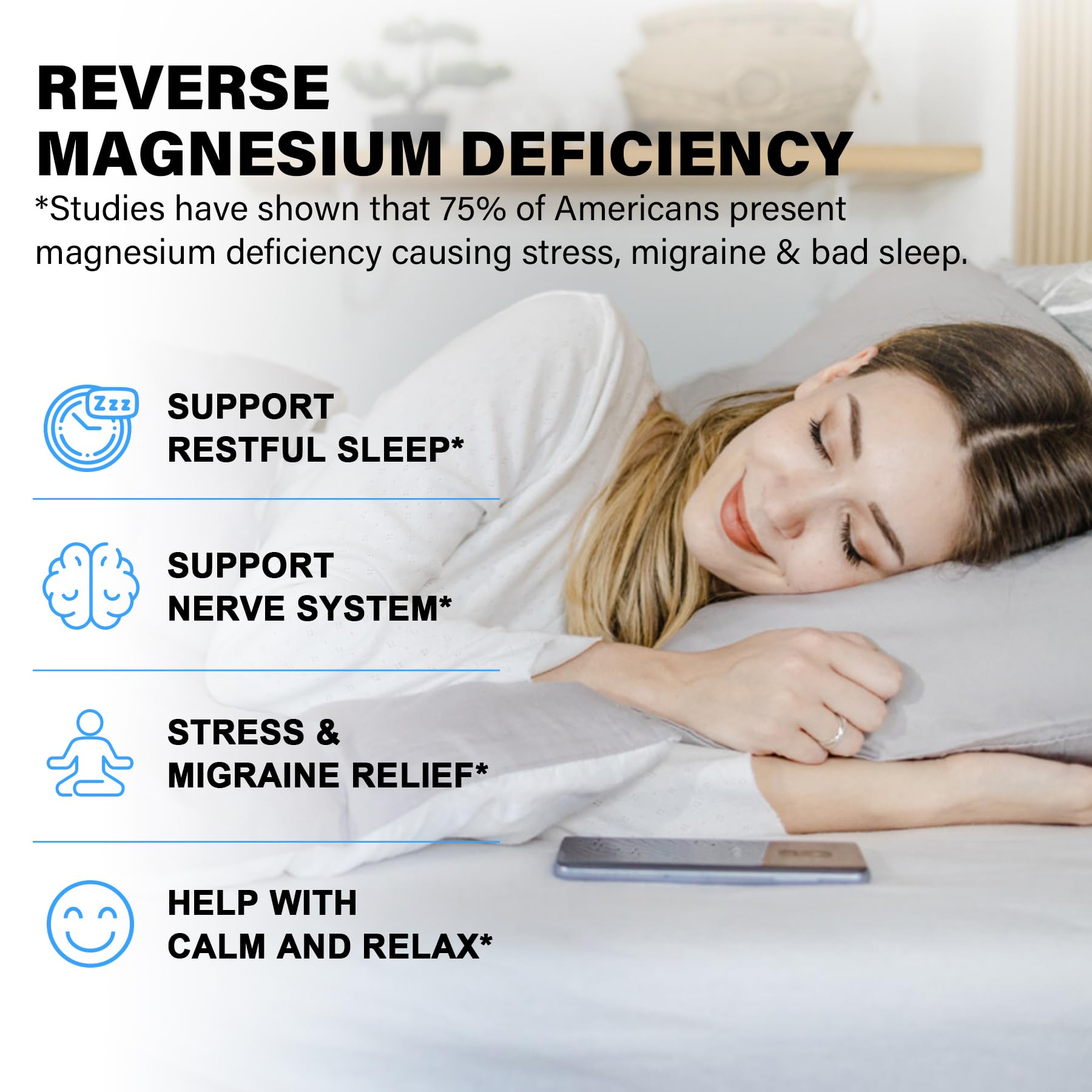 Magnesium Complex Supplement 8 Forms, 500mg Magnesium Glycinate, Malate, Citrate, High Absorption Mg for Calm, Sleep, Mood & Healthy Muscle, Pack of 2, Total 120 Vegan Capsules EnvyCure uk supplements