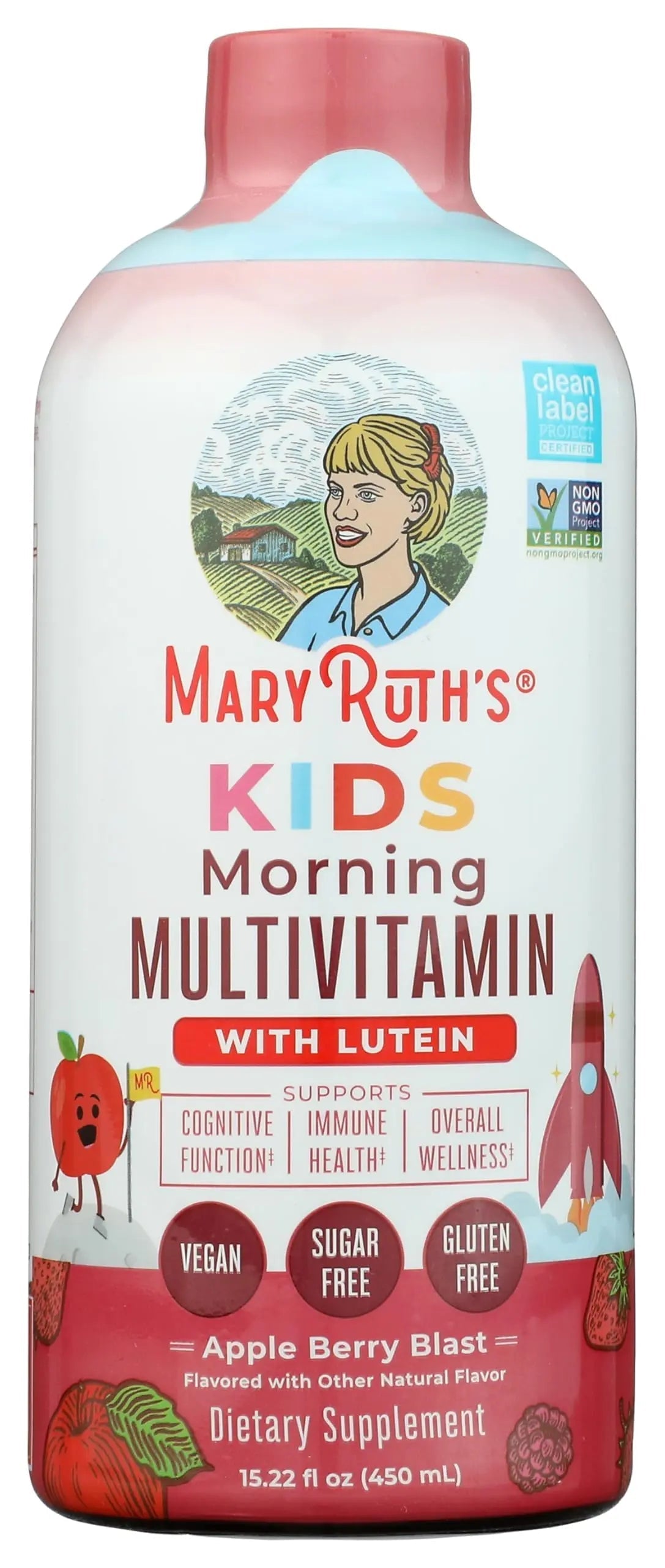 MaryRuth's Kids Liquid Morning Multivitamin | Kids Multivitamin | Immune Support | Vitamin C & D | Kids Vitamins | MaryRuth Organics uk supplements