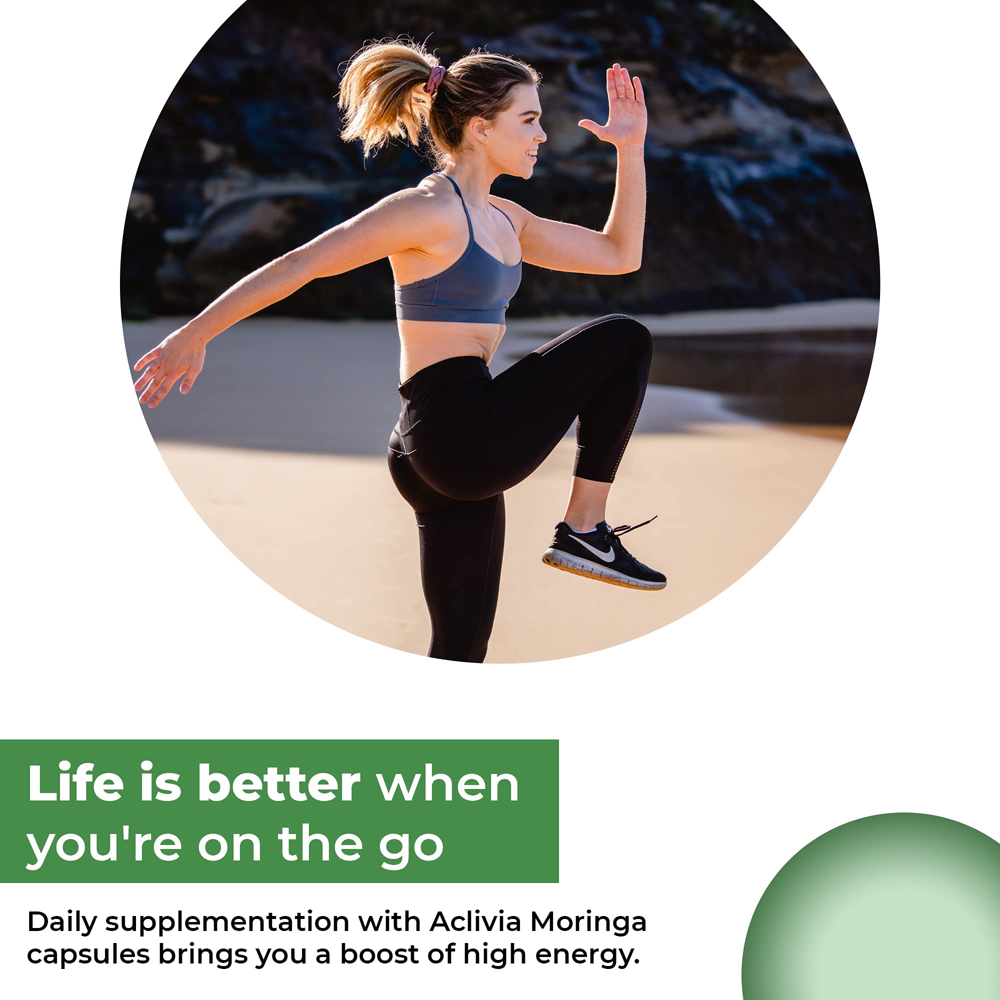 Aclivia - Moringa Complex - Maximum Strength Moringa Oleifera Leaf & Seed Supplement - Superfood Capsules with Antioxidant Properties - 5000mg - 60 Capsules Aclivia uk supplements