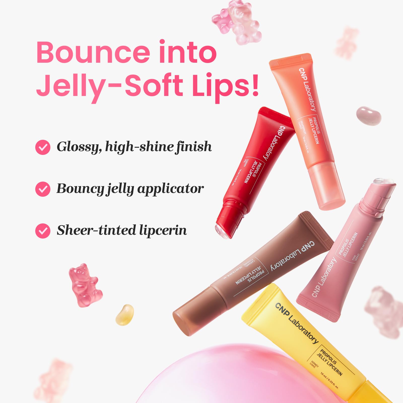 CNP Propolis Jelly Lipcerin™ - 01 Honey Cake, Hydrating Lip Balm & Gloss with Manuka Honey + Hyaluronic Acid, Stocking Stuffers, Gifts for Women, 0.3 fl.oz. CNP uk supplements