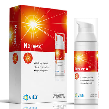 Vita Sciences Nervex Powerful Neuropathy Cream: Advanced Natural Relief for Peripheral Neuropathy, Fibromyalgia, and Fast Comfort Treatment for Feet, Hands, Legs, and Toes Vita Sciences uk supplements