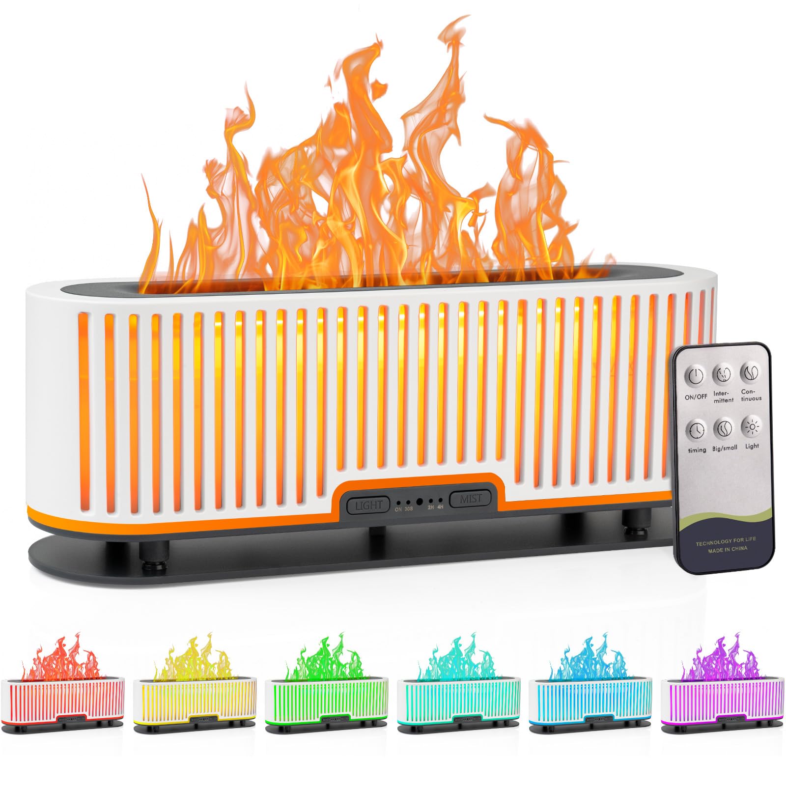 Comfynest Colorful Flame Air Aroma Diffuser Humidifier 7 Flame Colors,200ml Essential Oil Comfynest uk supplements