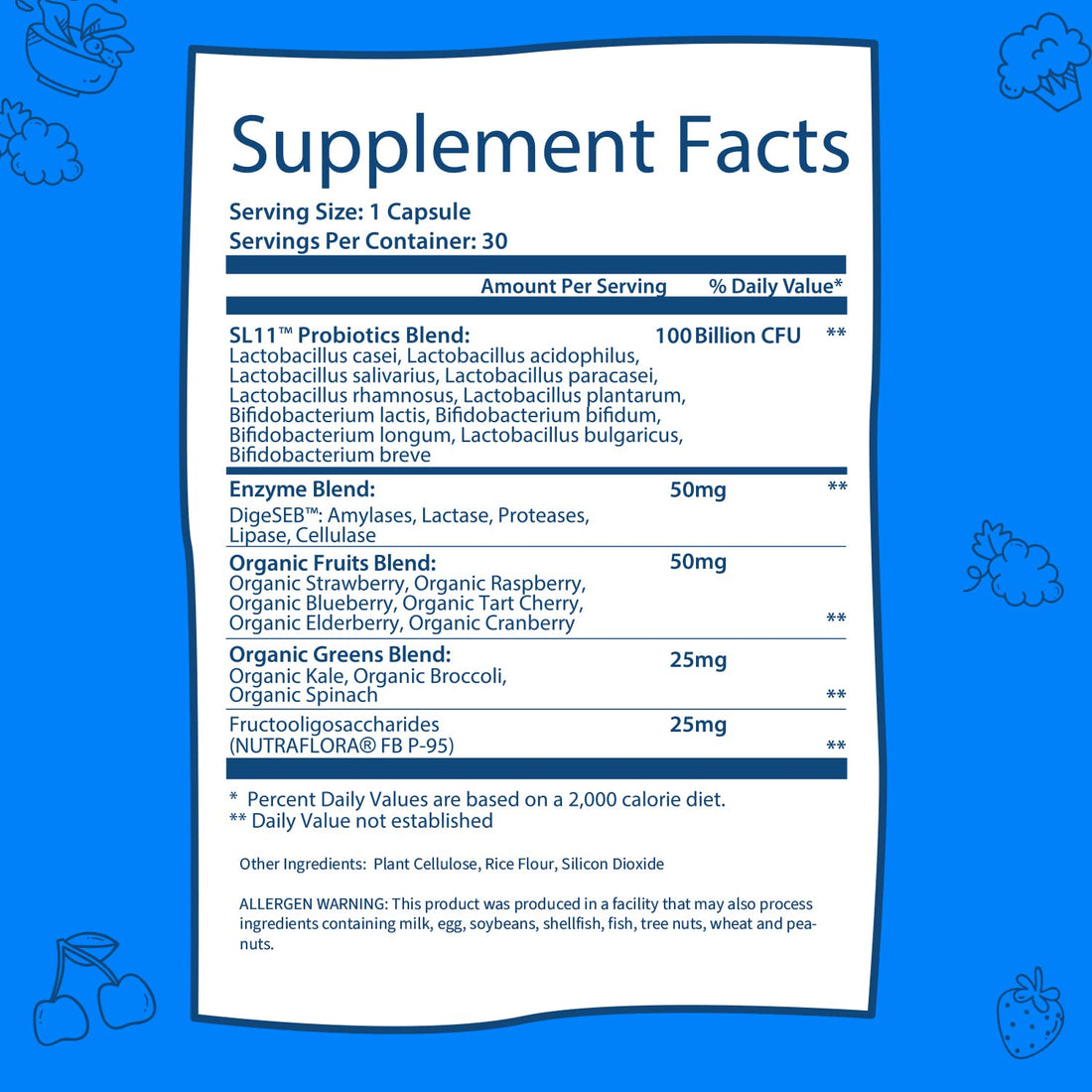 100 Billion - Probiotics and Prebiotics Supplement Pills - Digestive Enzymes and Prebiotic GOBIOTIX uk supplements
