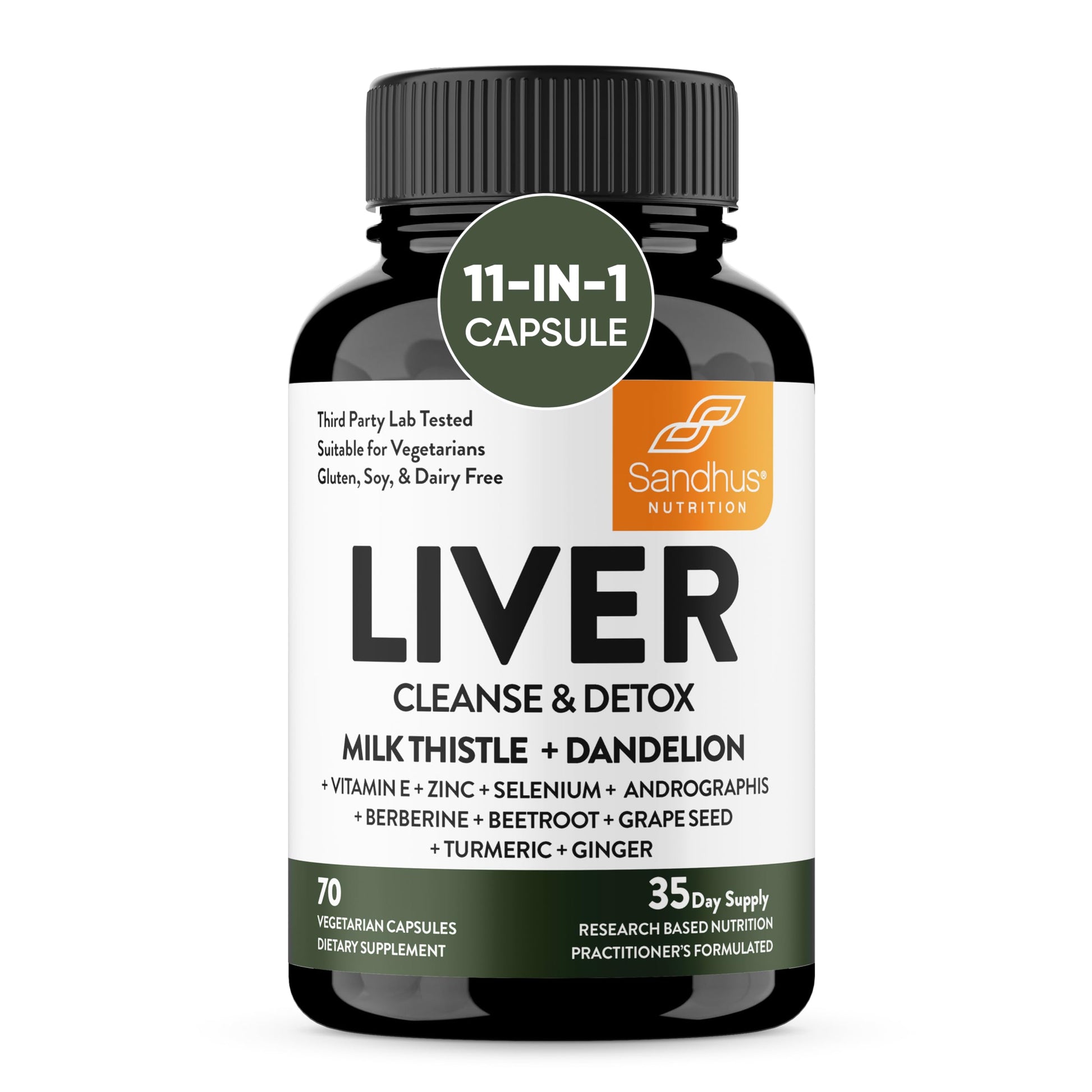 Sandhu's Liver Renew Cleanse Detox, Repair & Support |70 Capsules| 1 Month+ Supply Sandhu's uk supplements