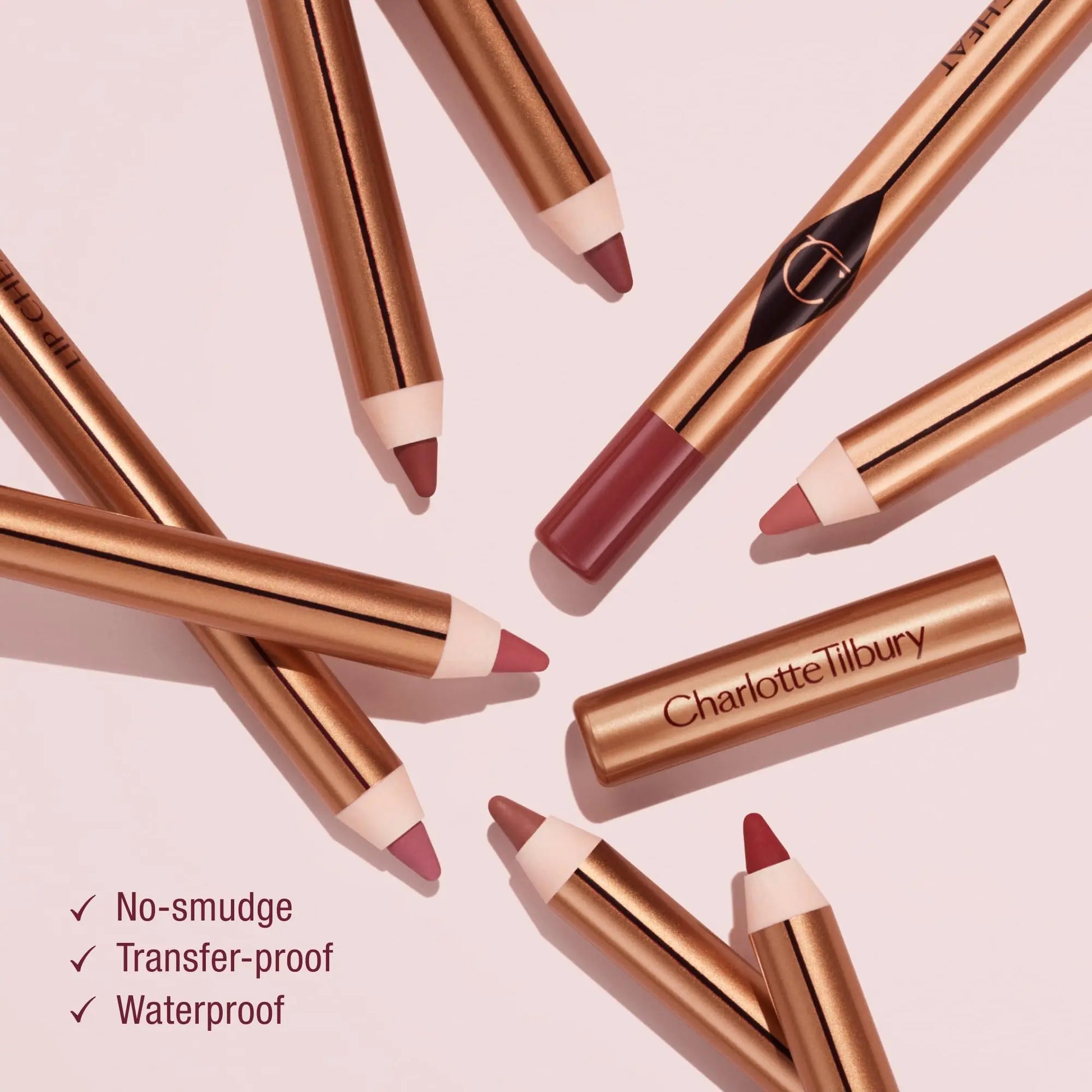 Charlotte Tilbury Lip Cheat Lip Liner Pencil - Gives Lips a Fuller-Looking, Defined Pout - Enriched with Jojoba Oil & Hyaluronic Acid - Waterproof, Smudge-Proof & Transfer-Proof - Foxy Brown Charlotte Tilbury uk supplements