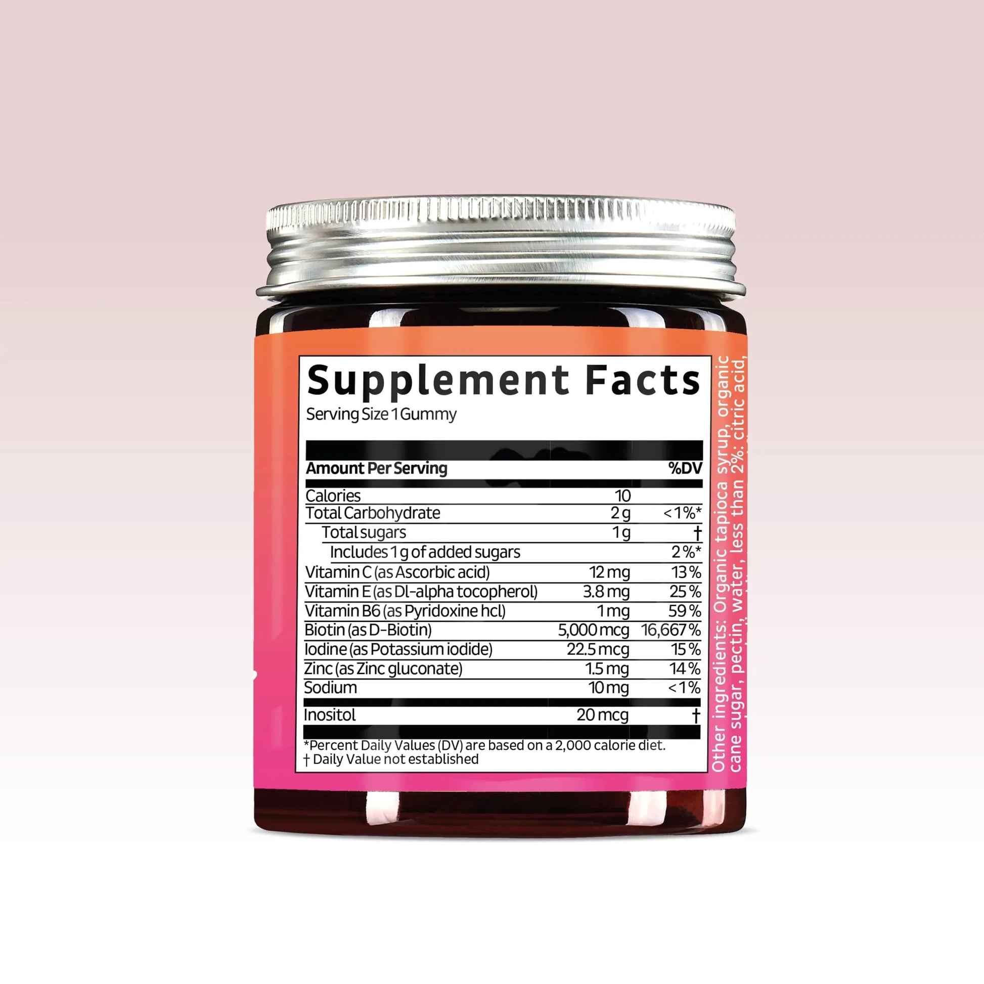 Biotin Gummies for Hair, Skin & Nails. 5,000 mcg High Potency Vegan Vitamins for Faster Hair Growth, Stronger Nails & Healthy Skin. with Vitamins C & E, 90 Gummies Bears with Benefits uk supplements