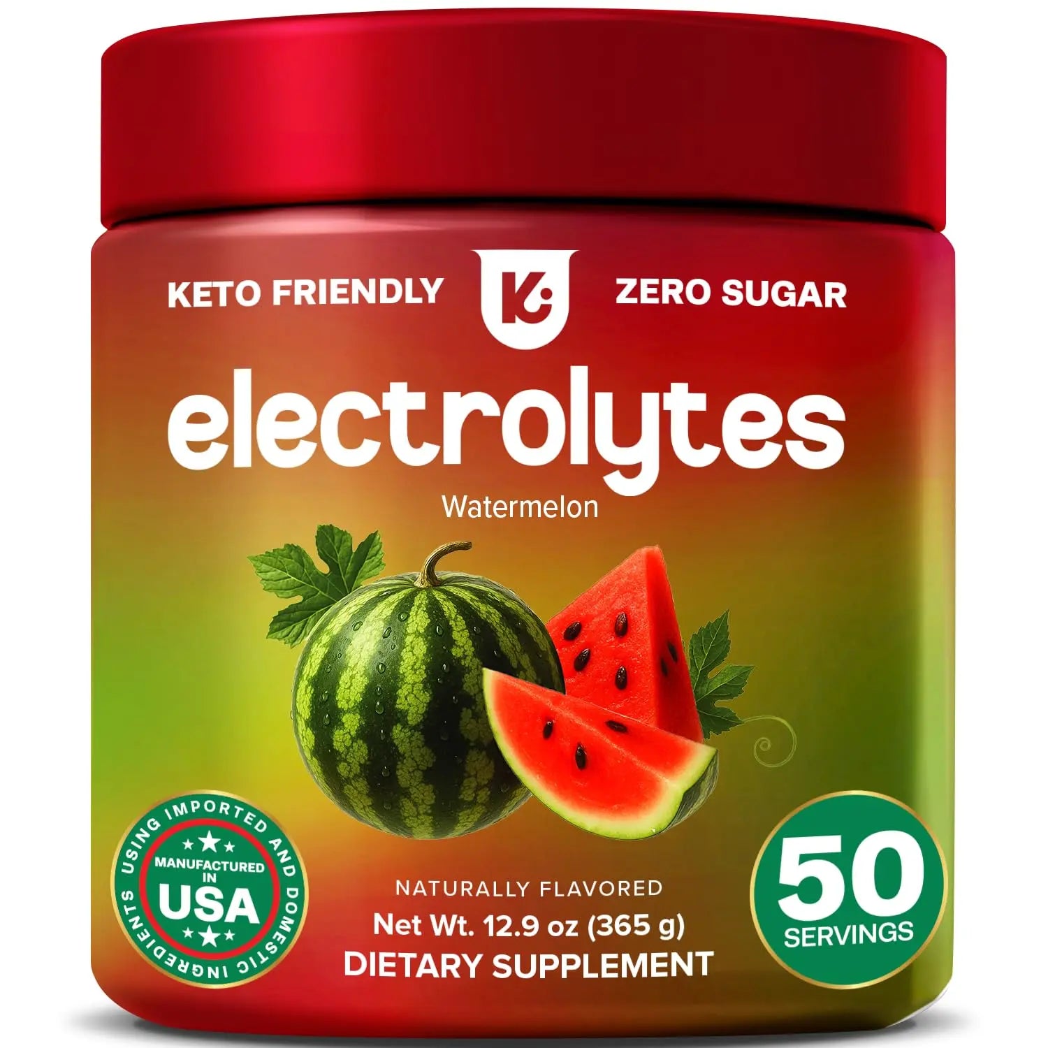 Keppi Electrolytes Powder – Watermelon Flavor – 50 Servings – Electrolytes Powder No Sugar for Hydration – Keto & Fasting Friendly Electrolyte Drink w/Magnesium Keppi uk supplements