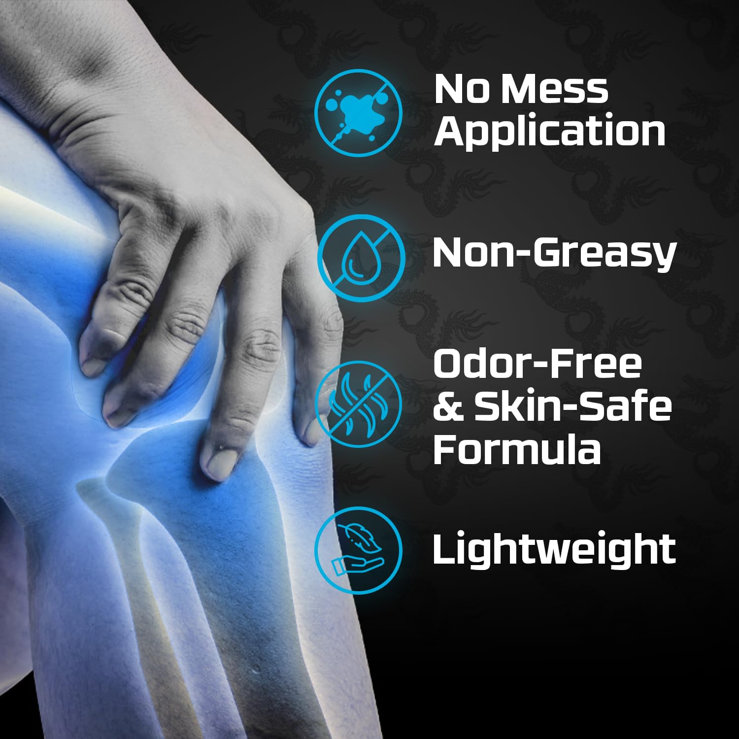 Dragon Lidocaine Roll On Maximum Strength, Numbing Cream for Pain Relief, Foot, Heel, Muscle, Nerve, Lidocaine Pain Relief, No Mess, Roll On Lidocaine for Joints, 2.5 oz DRAGON uk supplements