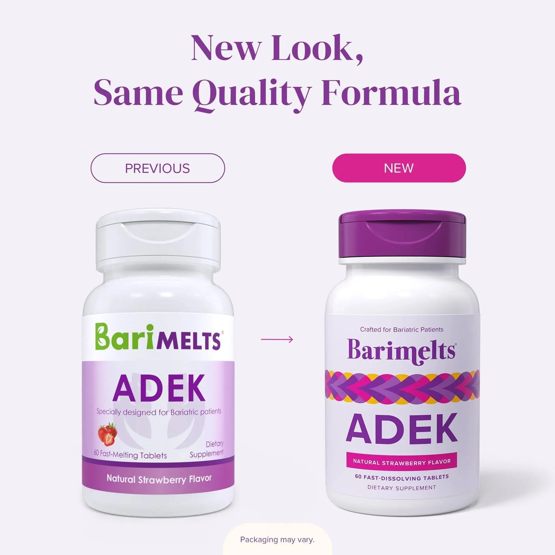 Barimelts ADEK - 60 Fast-Dissolving Tablets (2-Month Supply) - Sugar-Free Bariatric Vitamins for Women Including Vitamin A, Vitamin D, Vitamin E BariMelts uk supplements